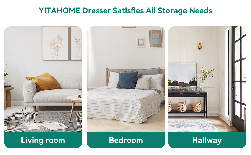 Dresser for Bedroom Chest of Drawers Closet Fabric Dresser