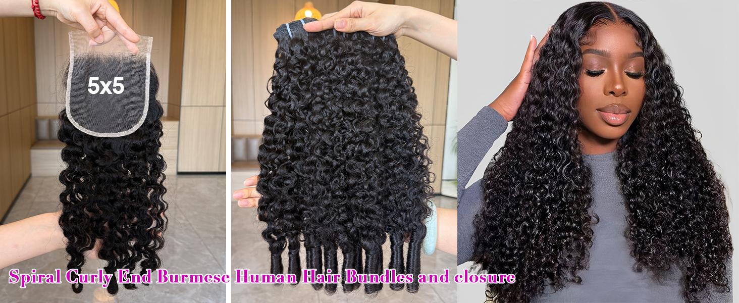 【Hot Sale】VIPbeauty Burmese Curly Bundles Human Hair 100% Unprocessed Human Hair Bundles Deals Human Hair Extensions 16A Burmese Curly Human Hair Bundles for Black Women Natural Black Spiral Curly End Human Hair Weft Extensions 【Hot Sale】VIPbeauty Burmese Curly Bundles Human Hair 100% Unprocessed Human Hair Bundles Deals Human Hair Extensions 16A Burmese Curly Human Hair Bundles for Black Women Natural Black Spiral Curly End Human Hair Weft Extensions