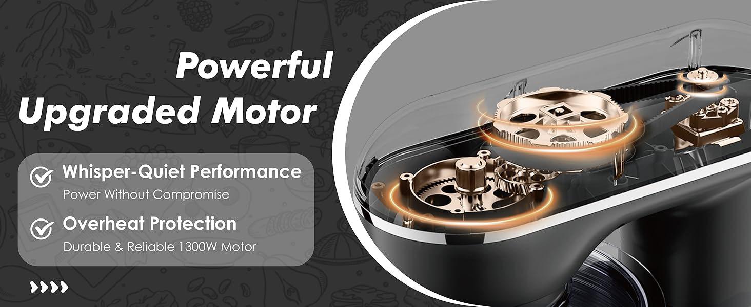 Stand Mixer, 10-Speed Kitchen Electric Mixer with Tilt-Head & Stainless Steel Bowl, Dough & Baking Mixer for Bread, Cakes & Cookies, Kitchen Gift