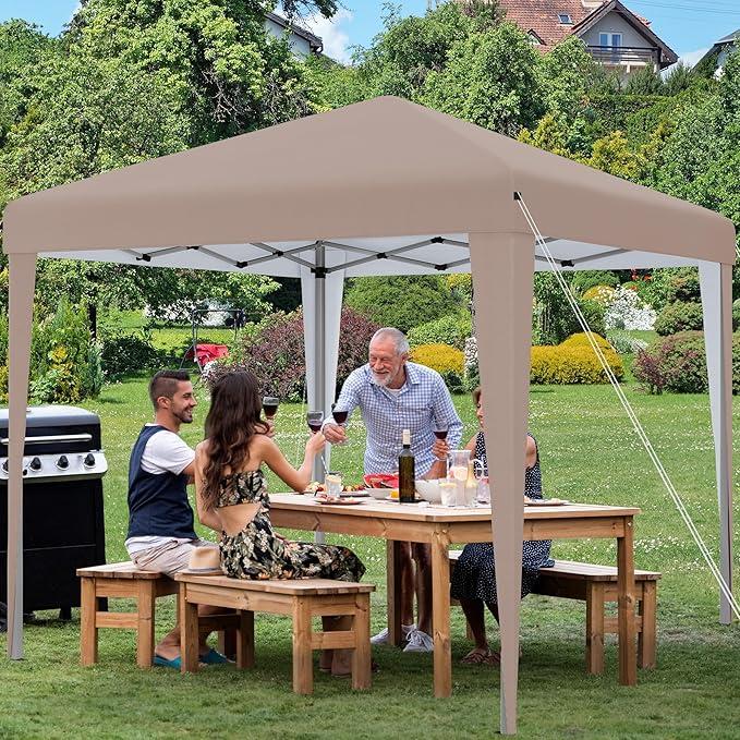 Gazebo emergente de 3x3 metros, carpa plegable para jardín, Camping, fiesta, marquesina, con bolsa de almacenaje, para Patio, mercados, Playa