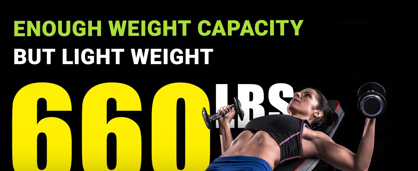 #SummerVibes Yoleo Adjustable Weight Bench, Foldable Workout Bench for Home Gym Full Body Workout Strength Training, Incline Decline Flat Utility Bench with Quick Adjustment