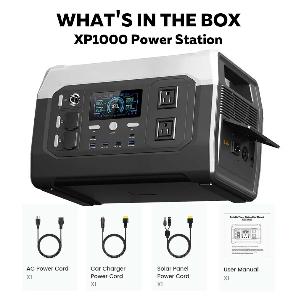 Estación de energía portátil XP1000 de 1600 W - Carga rápida