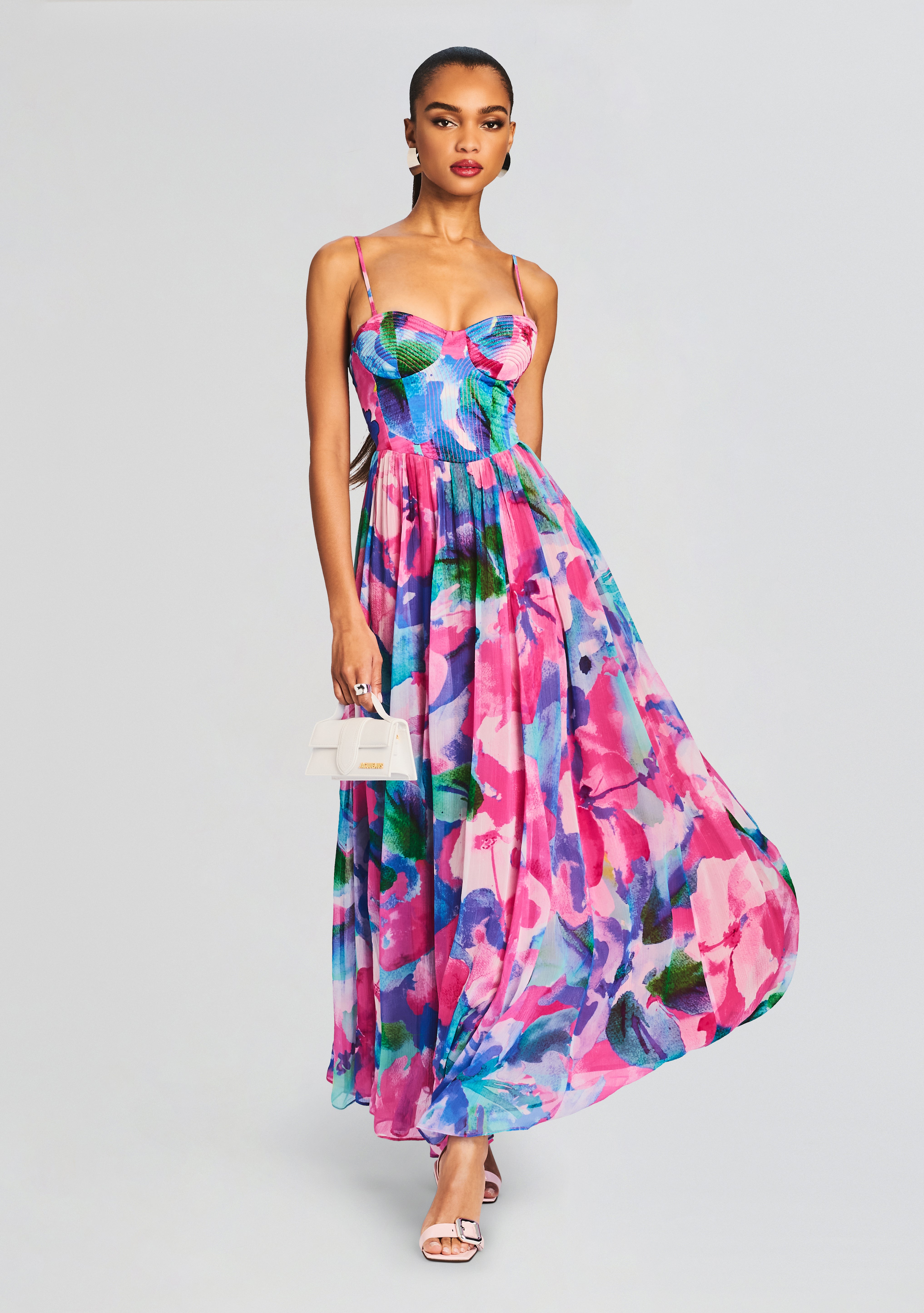 Vesa Corset Long Dress-Cup Shy