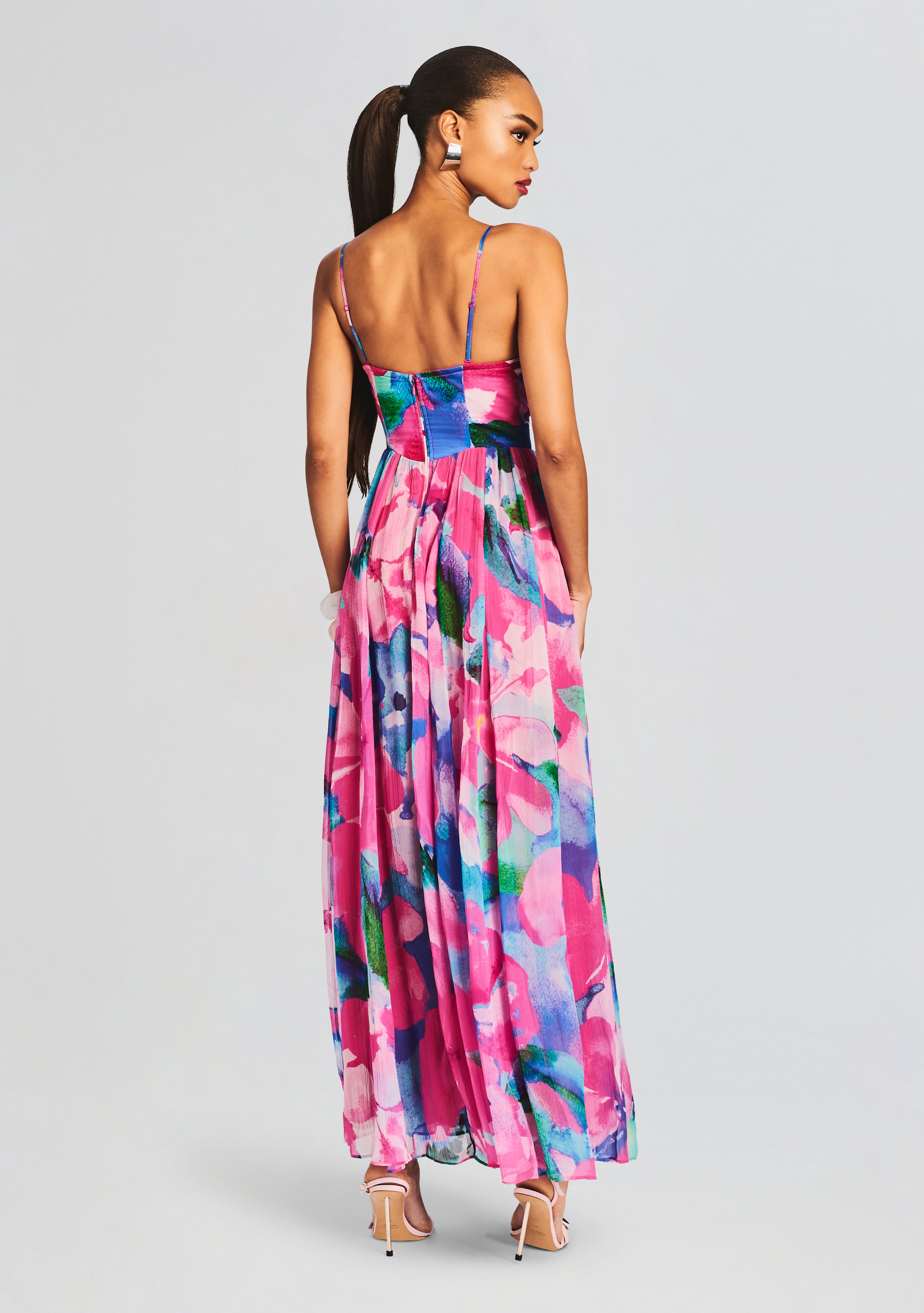 Vesa Corset Long Dress-Cup Shy