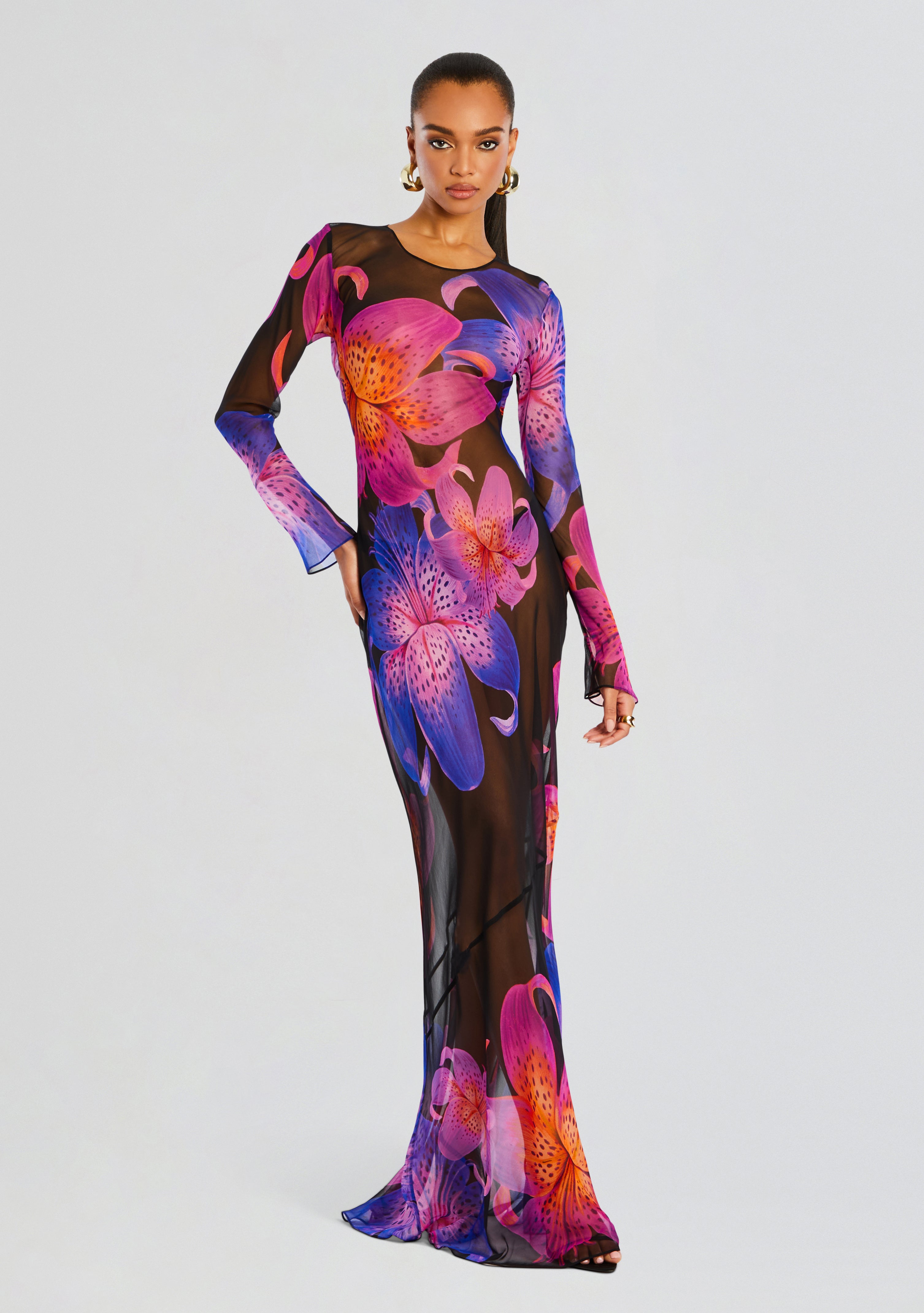 Vienna Silk Dress-Cup Shy