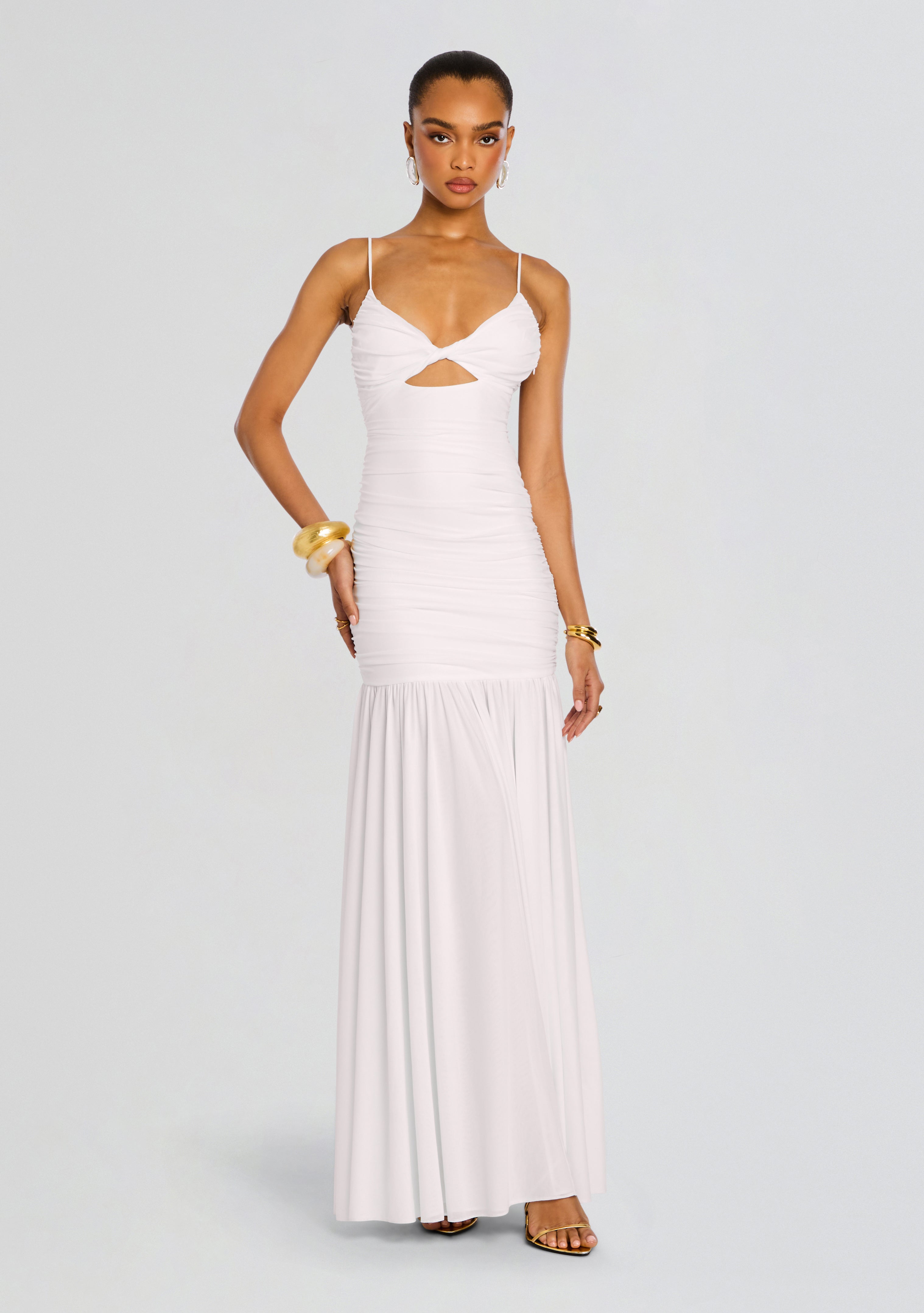 Bristol Mesh Dress-Cup Shy