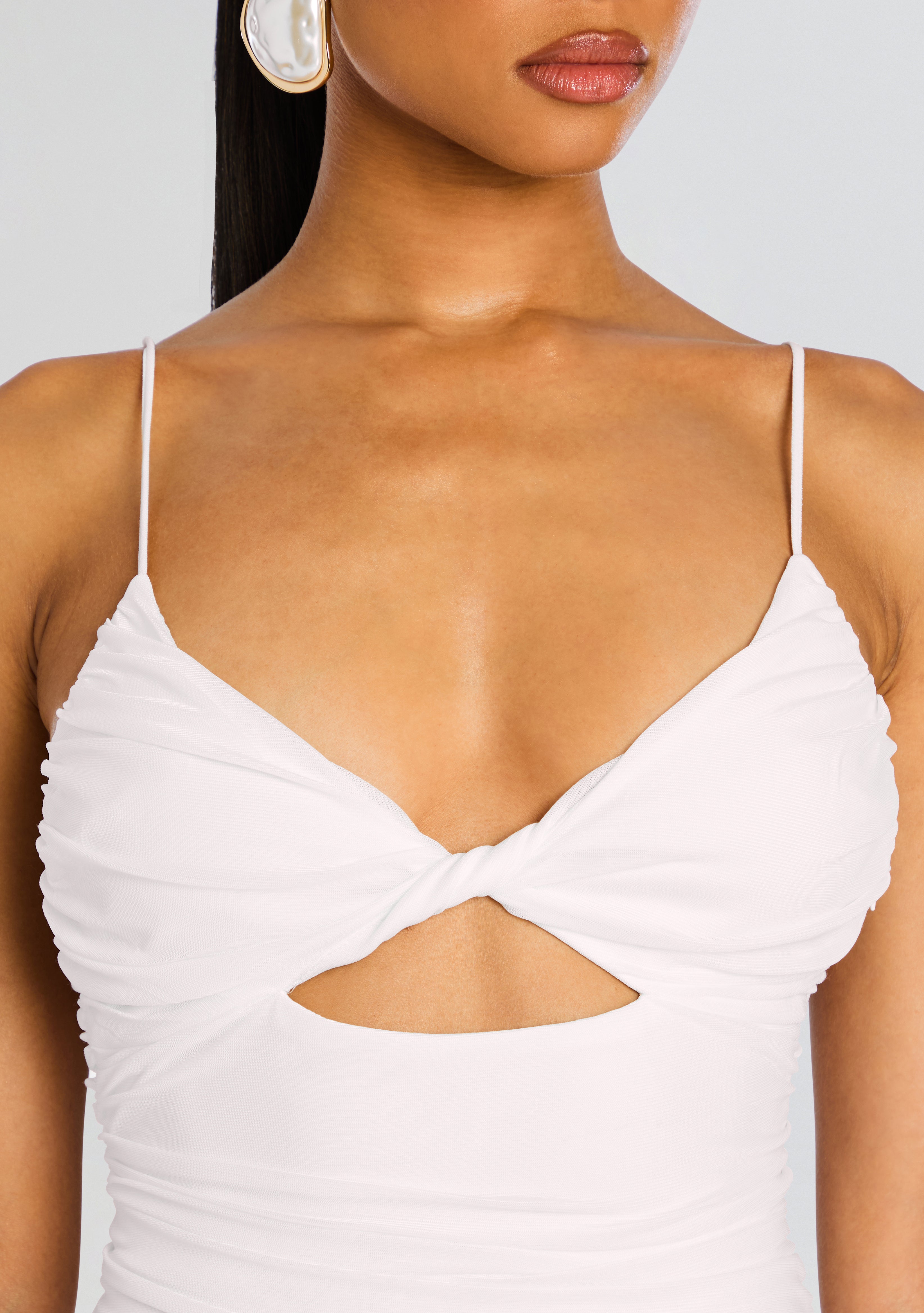 Bristol Mesh Dress-Cup Shy