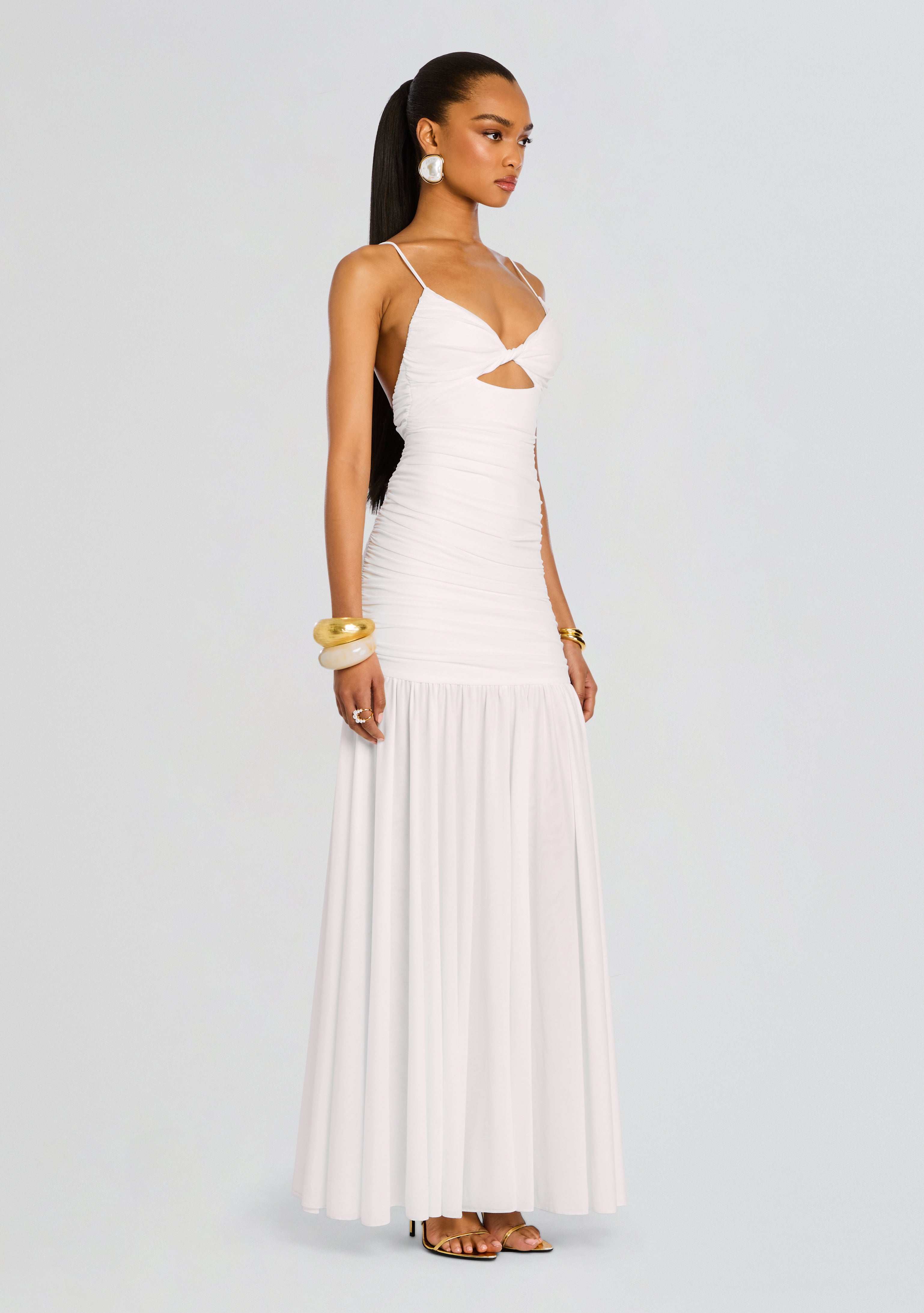 Bristol Mesh Dress-Cup Shy