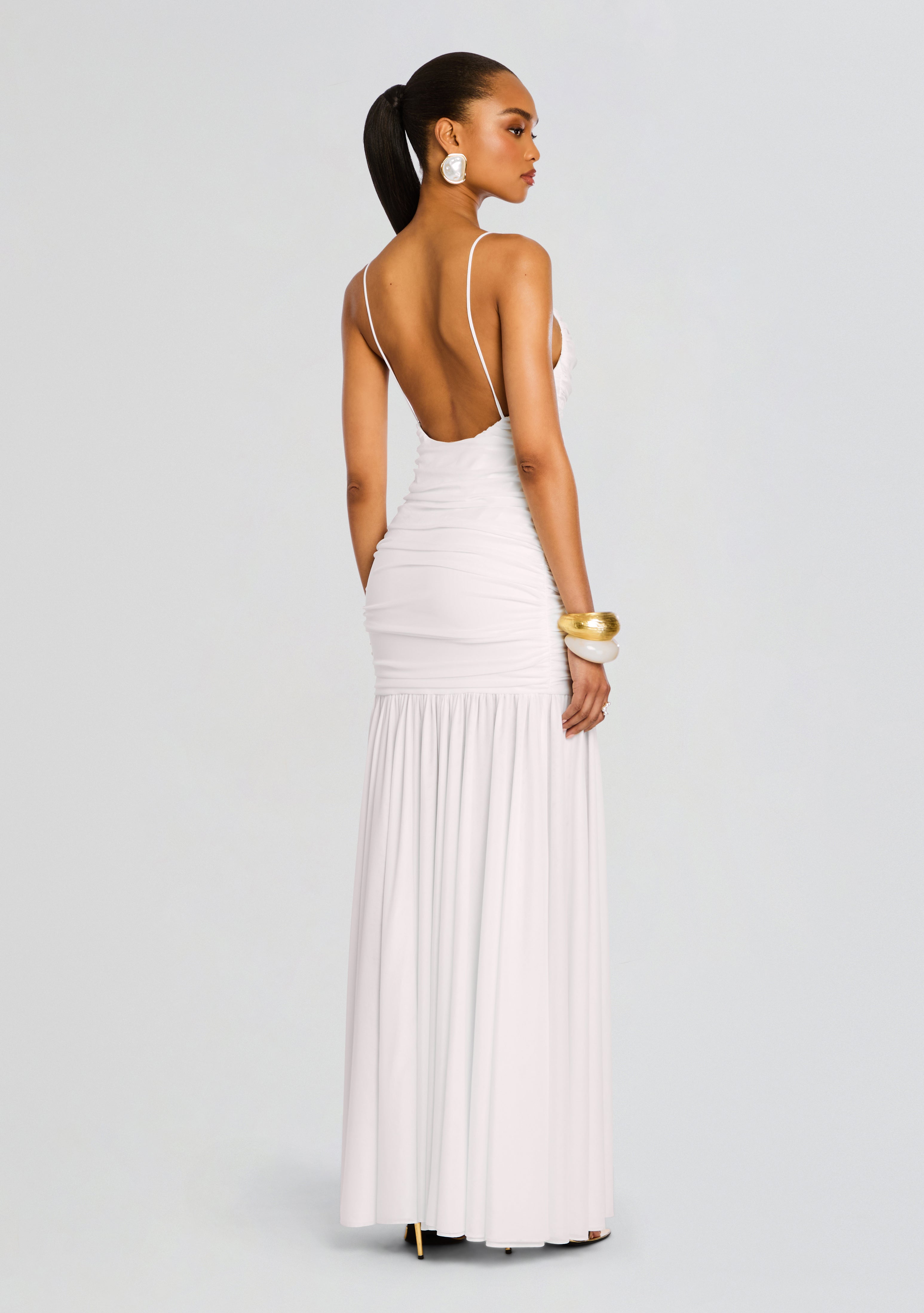 Bristol Mesh Dress-Cup Shy