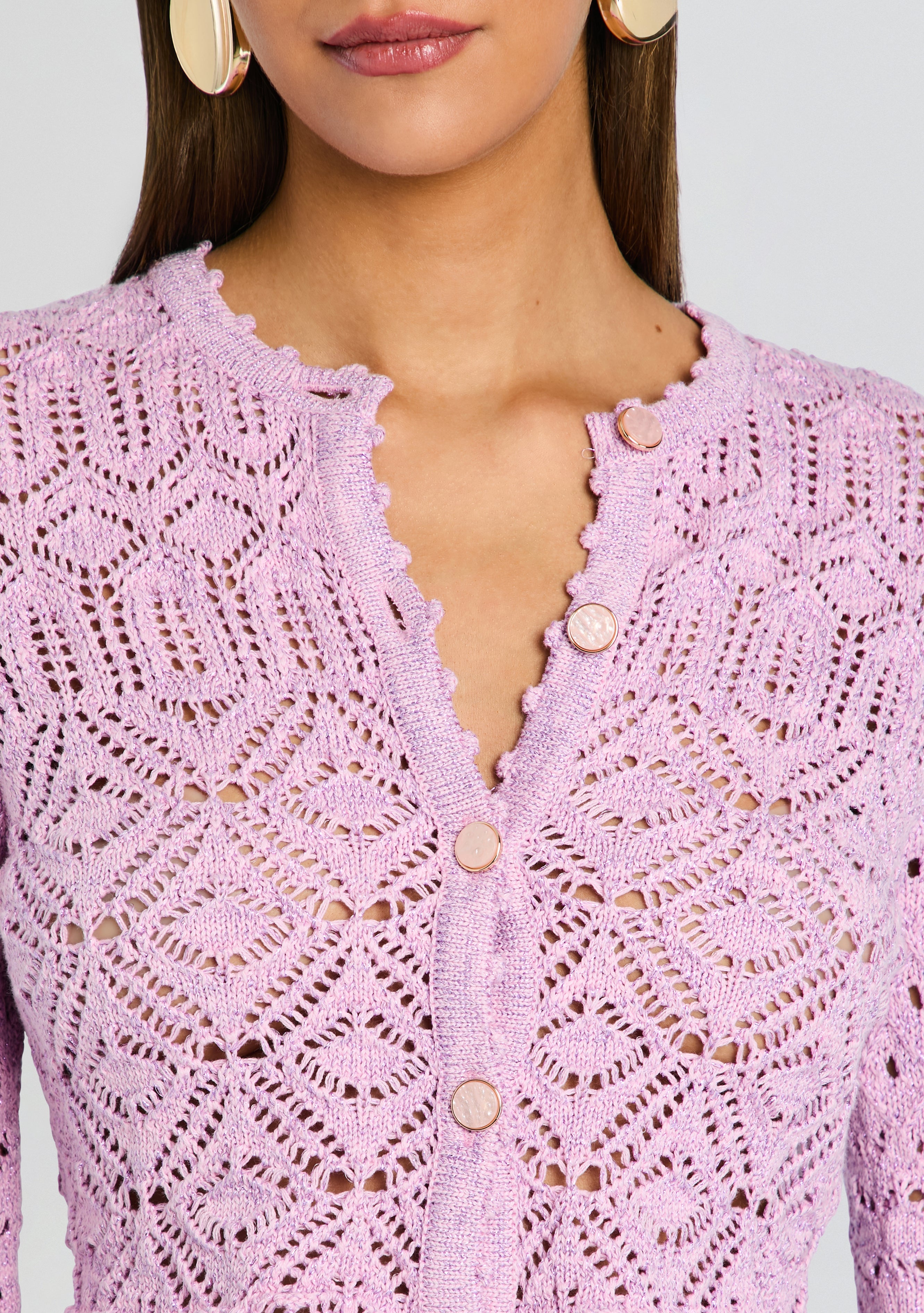 Giuliana Crochet Cardigan-Cup Shy