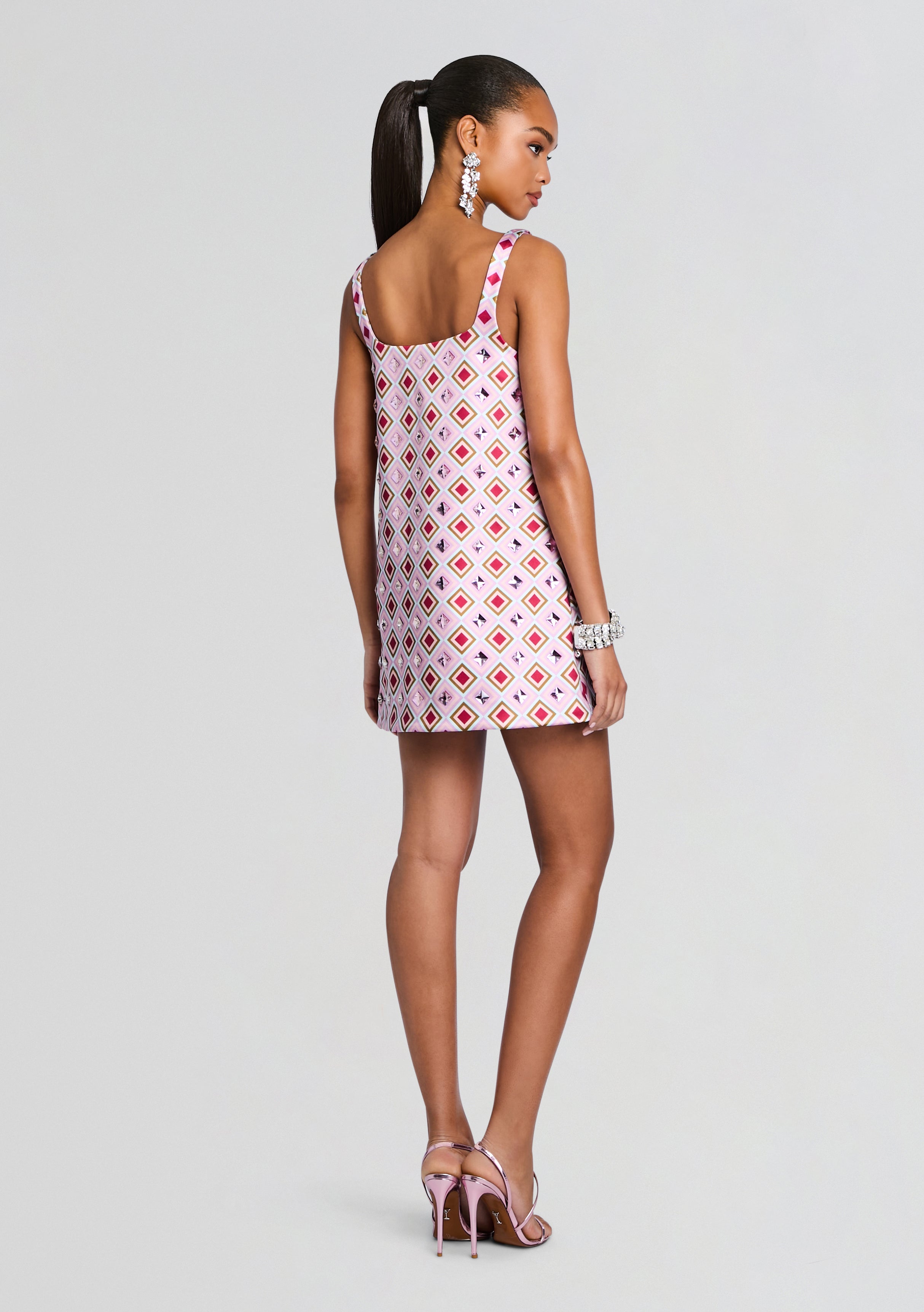 Zephyra Embellished Dress-Cup Shy