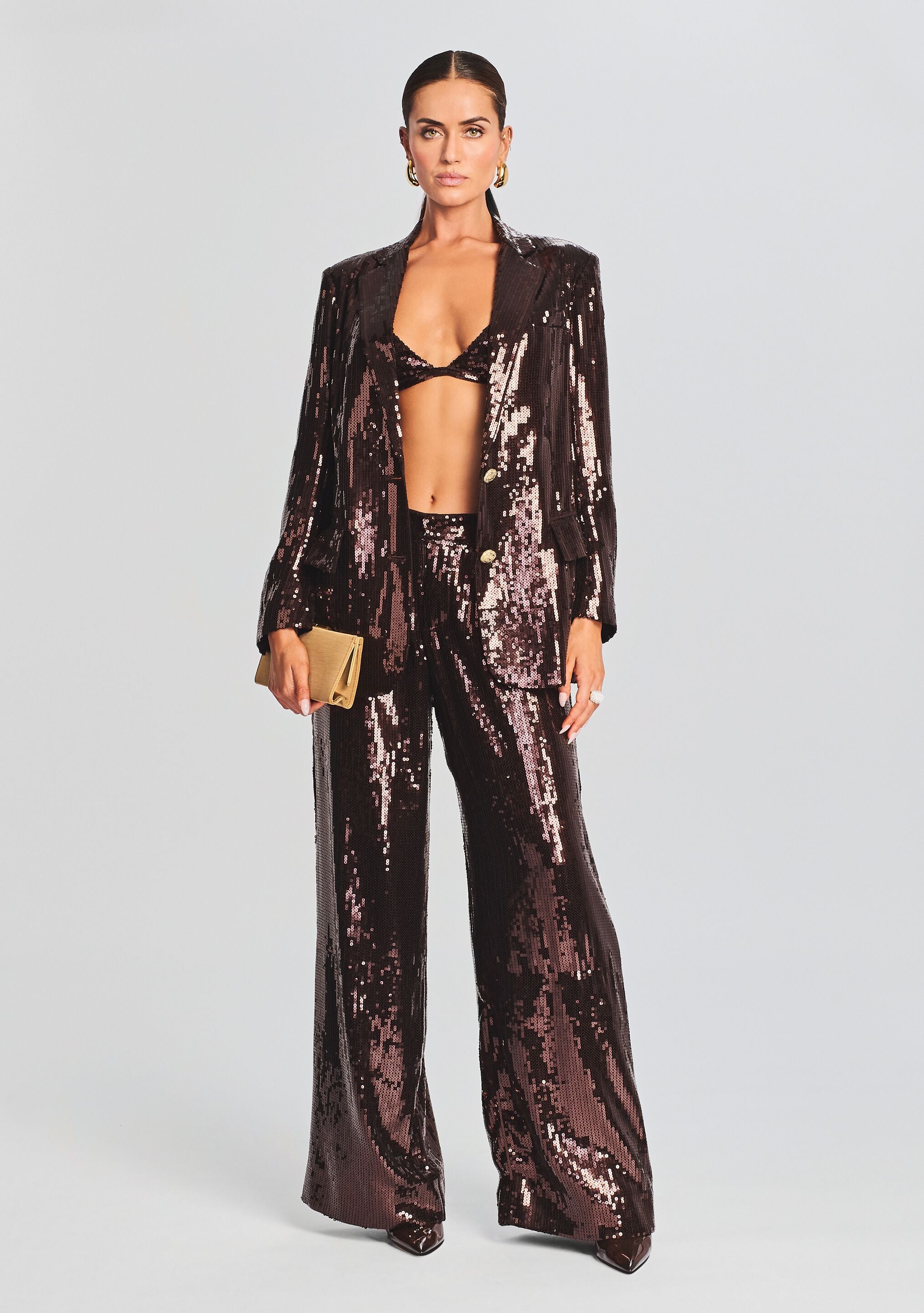 Dawn Sequin Blazer-Cup Shy