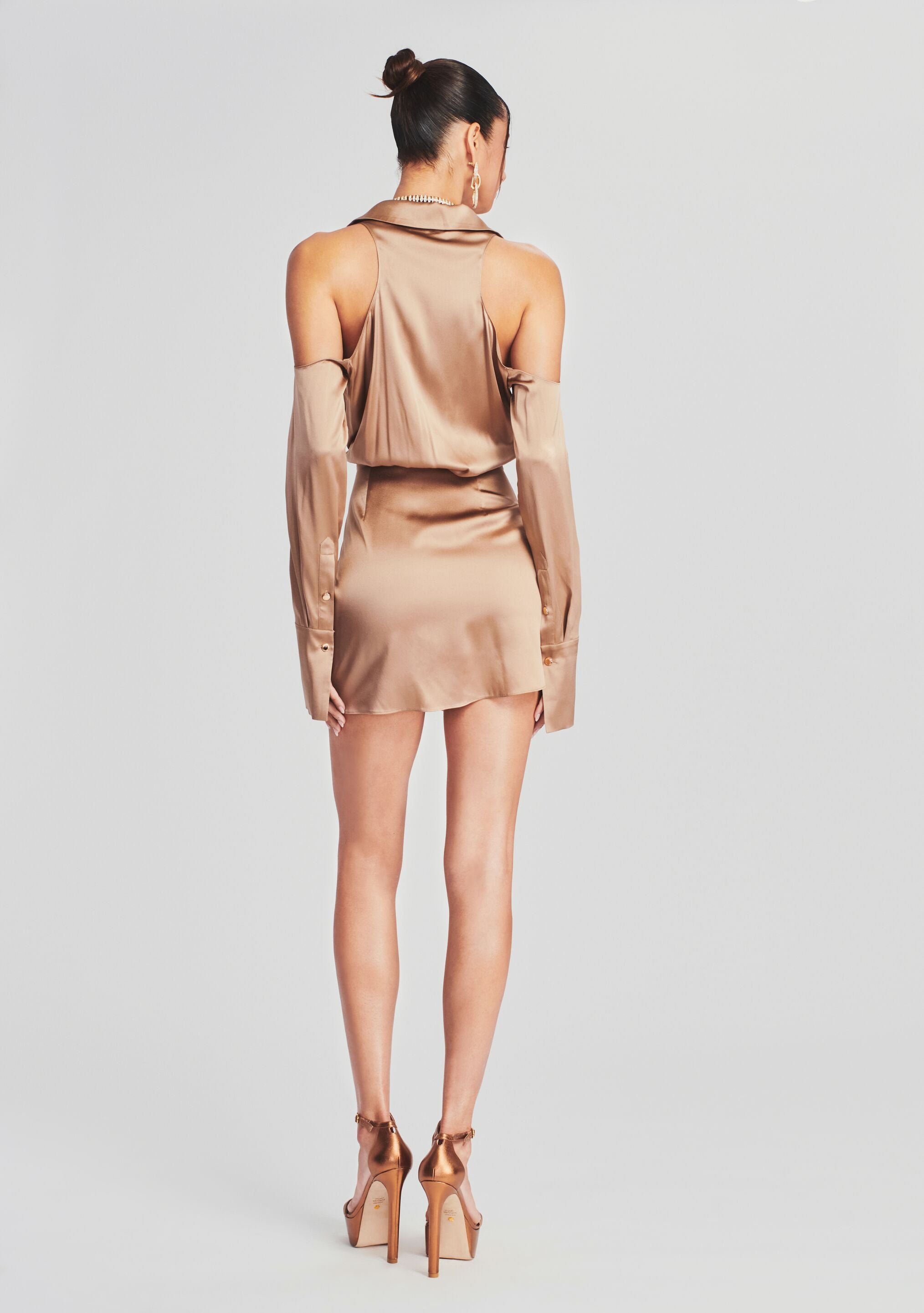 Shea Silk Dress-Cup Shy