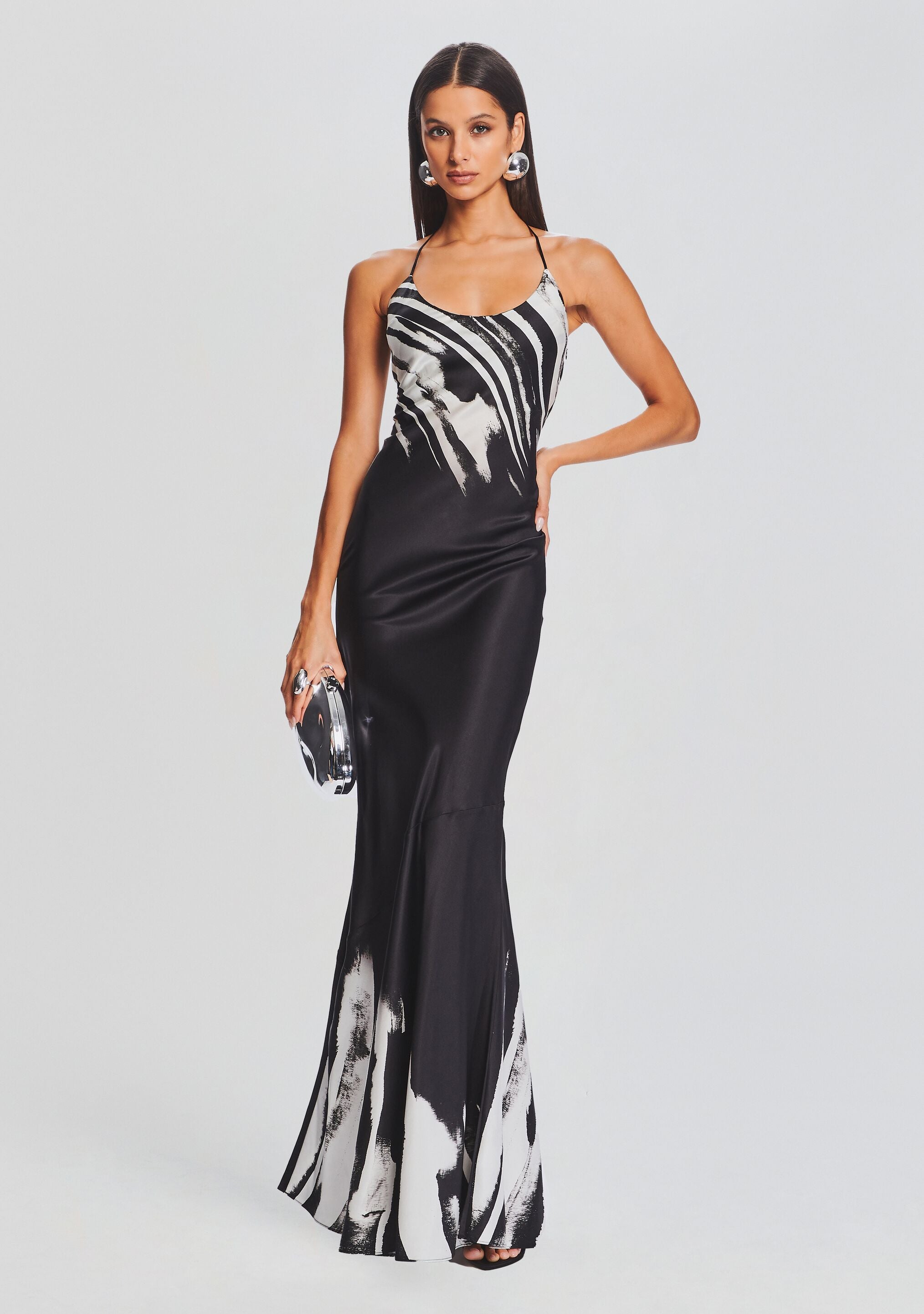 Cami Silk Dress-Cup Shy