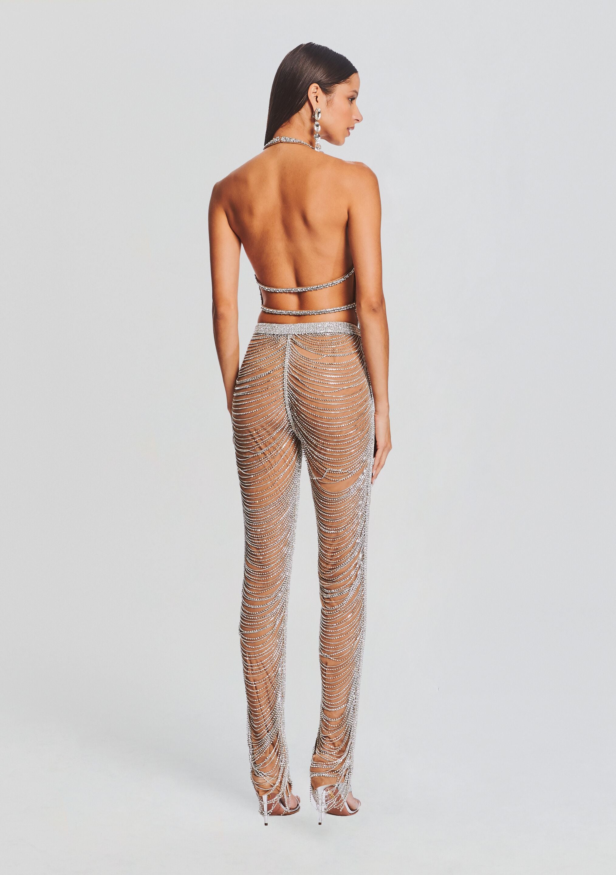 Zoe Embellished Pant-Cup Shy