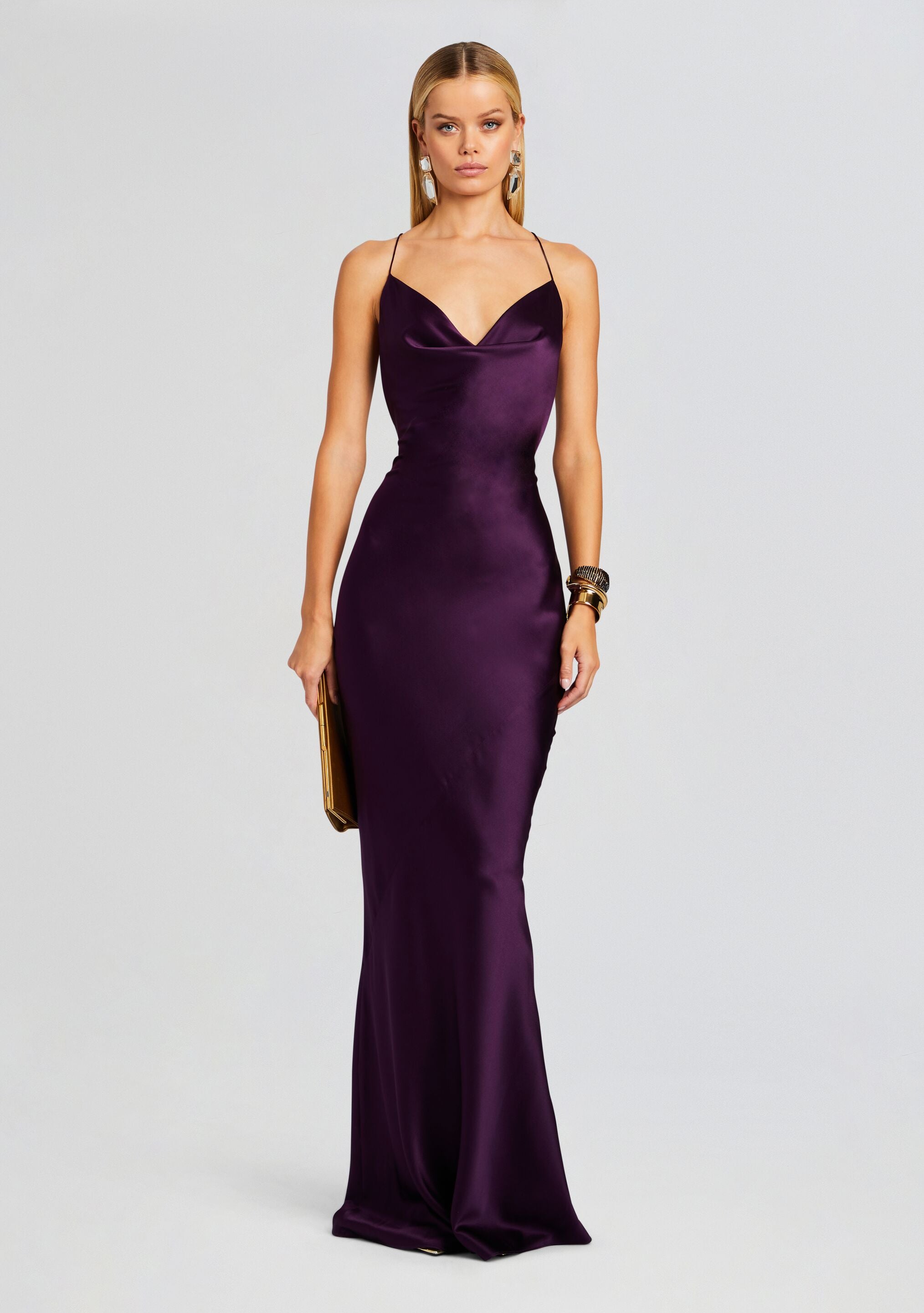 Massimo Silk Gown-Cup Shy