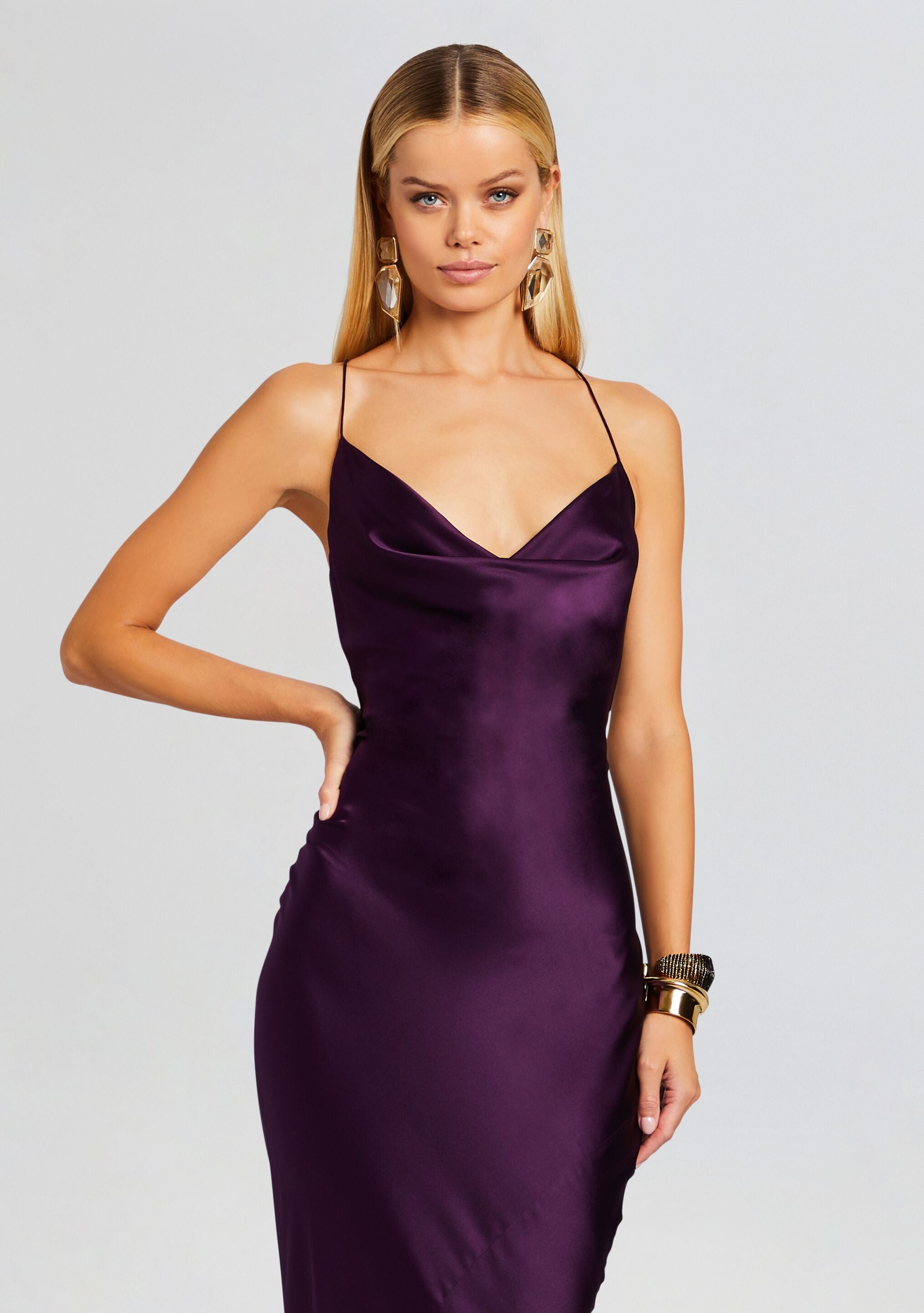 Massimo Silk Gown-Cup Shy