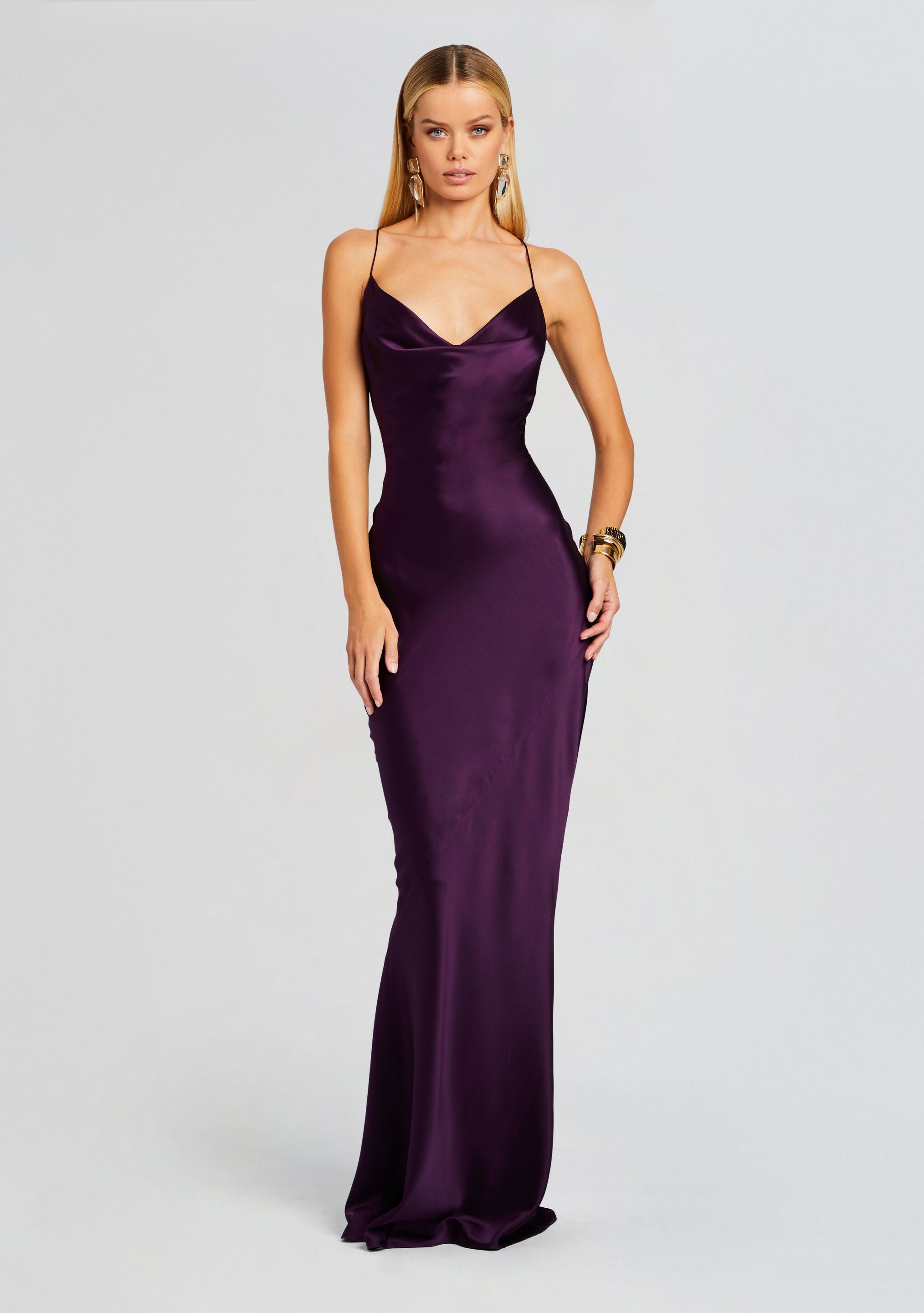 Massimo Silk Gown-Cup Shy