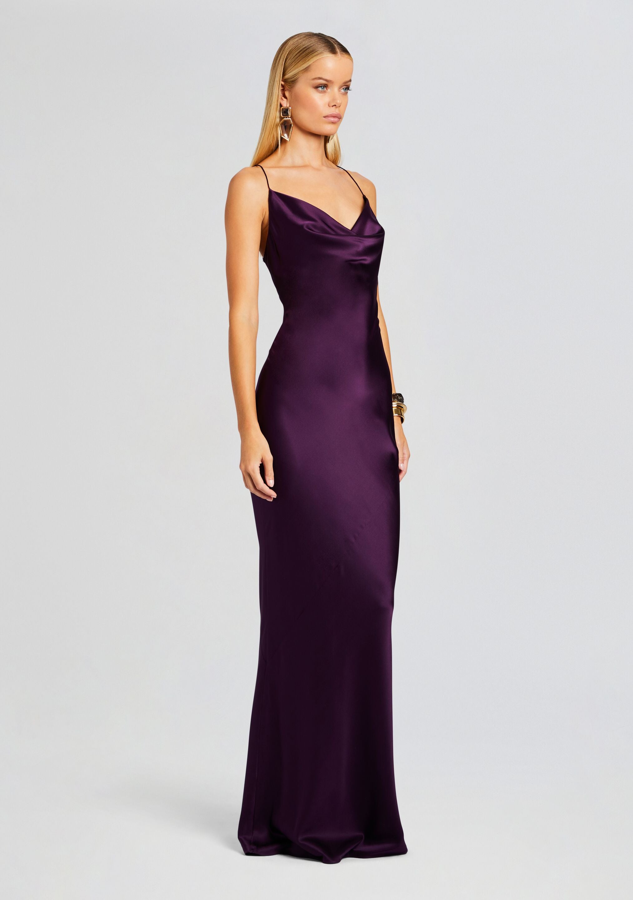 Massimo Silk Gown-Cup Shy
