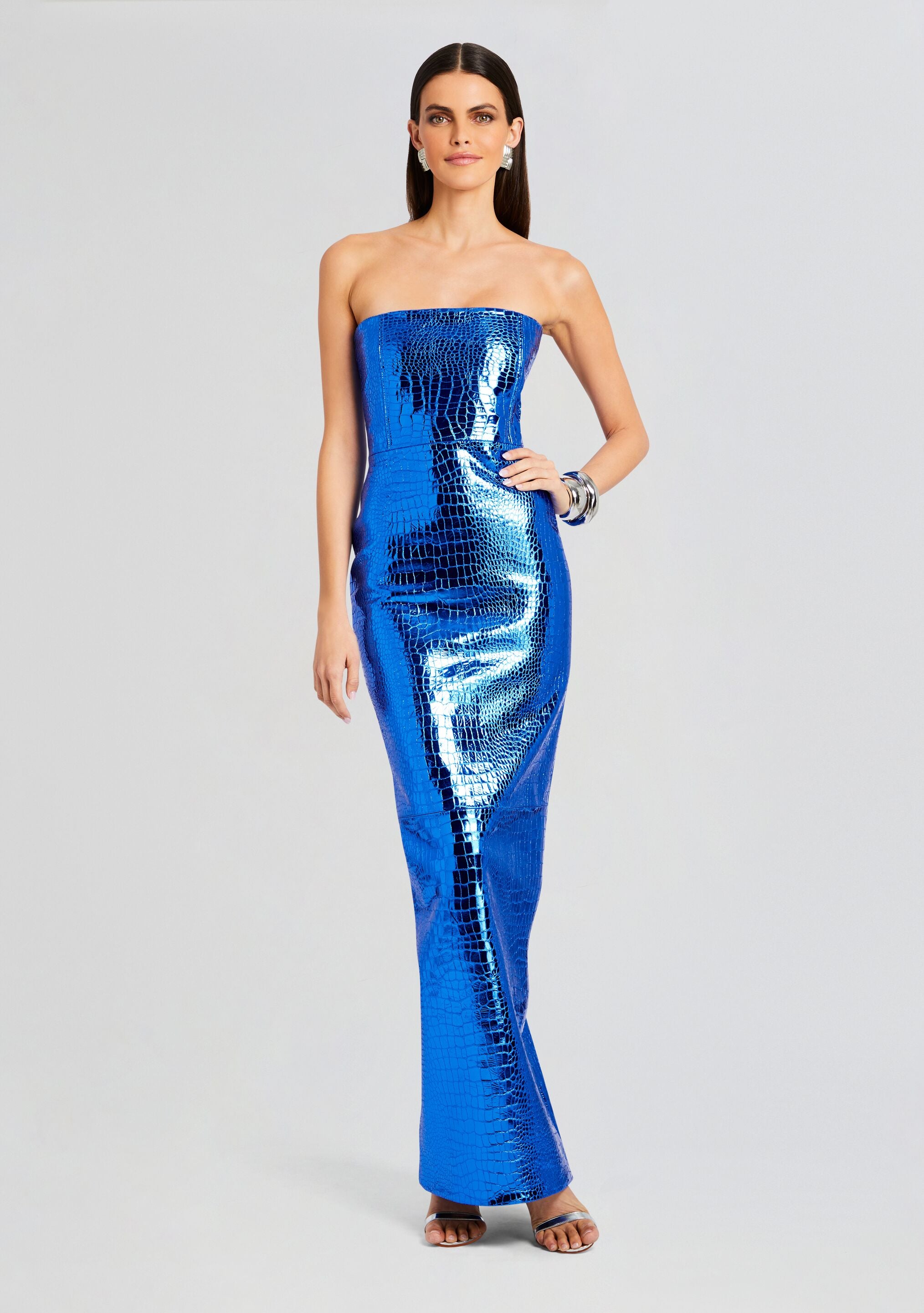 Allure Leather Dress-Cup Shy
