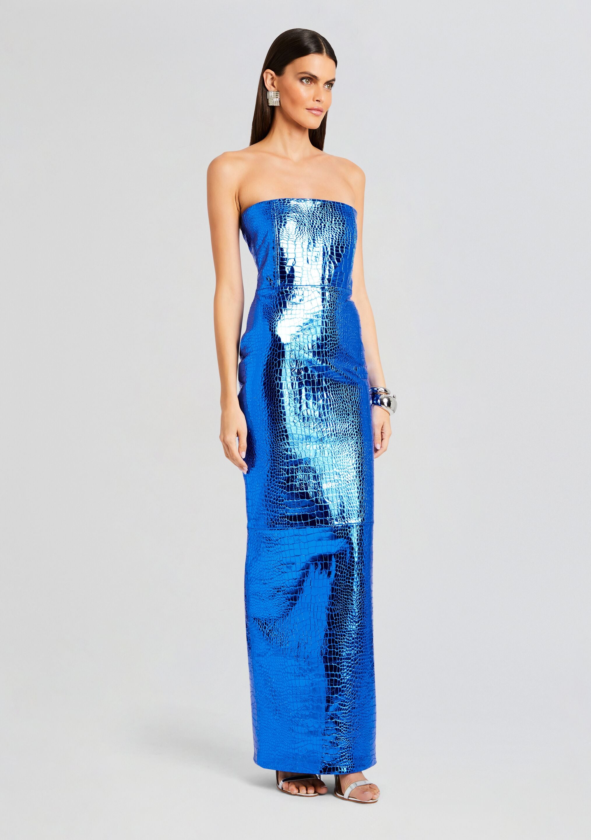 Allure Leather Dress-Cup Shy