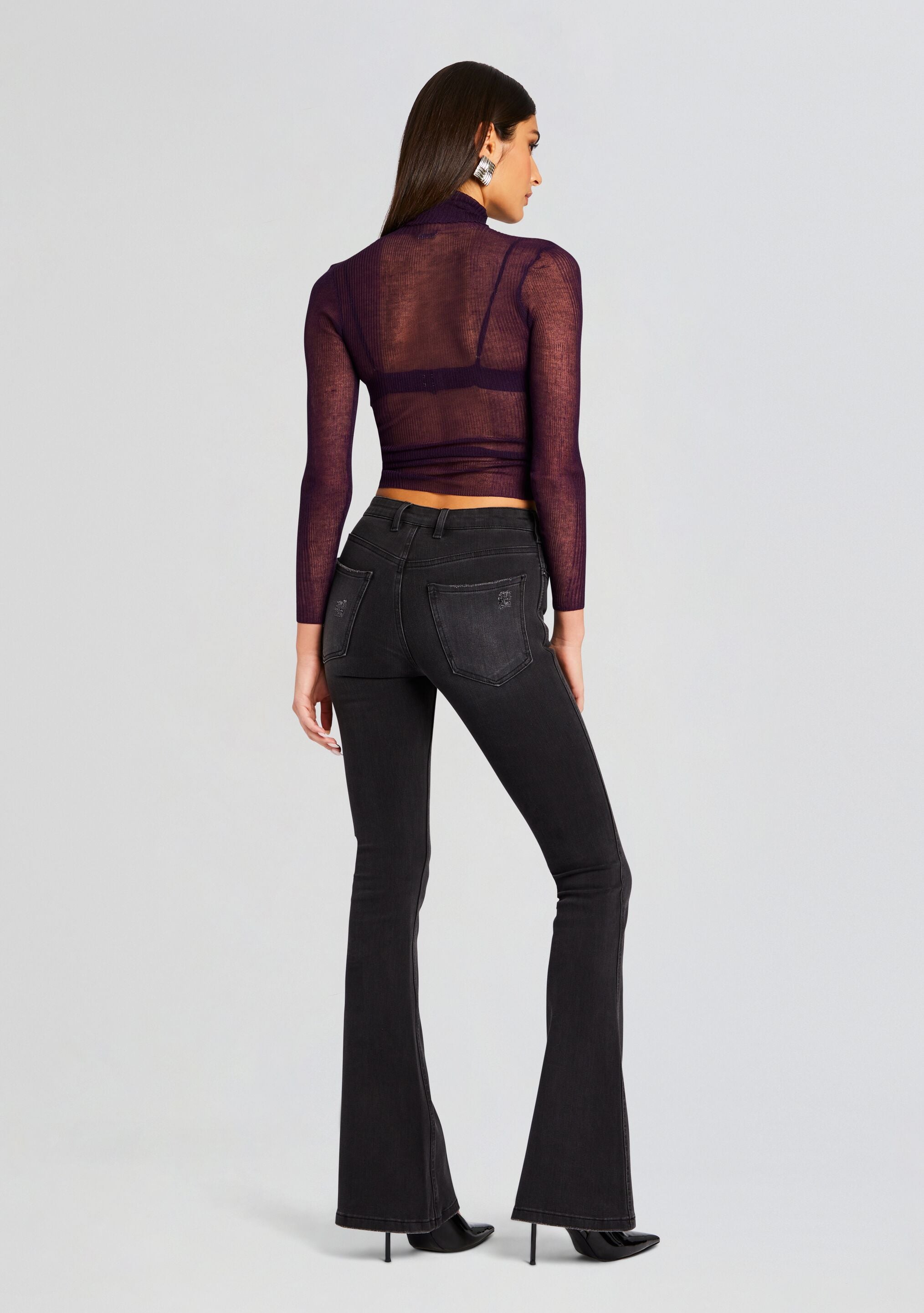 Demi Mid Rise Jean-Cup Shy