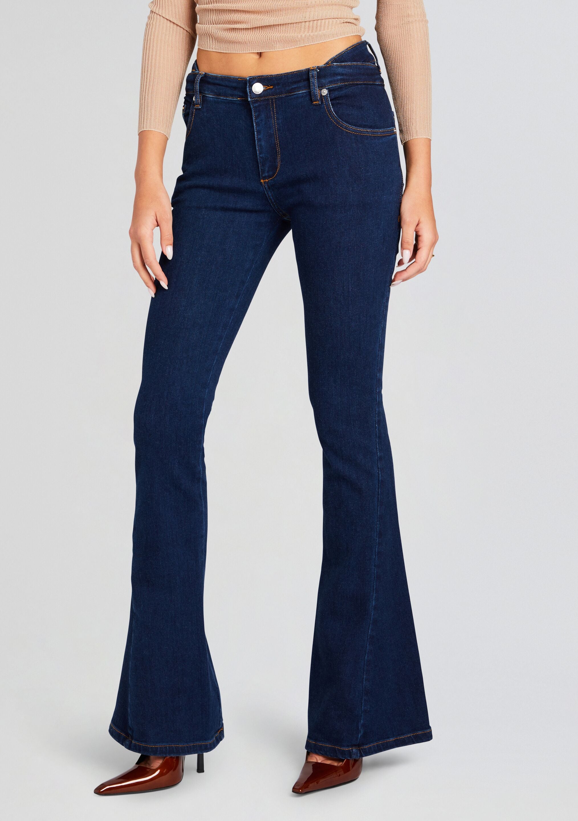 Trisha Flare Pant-Cup Shy