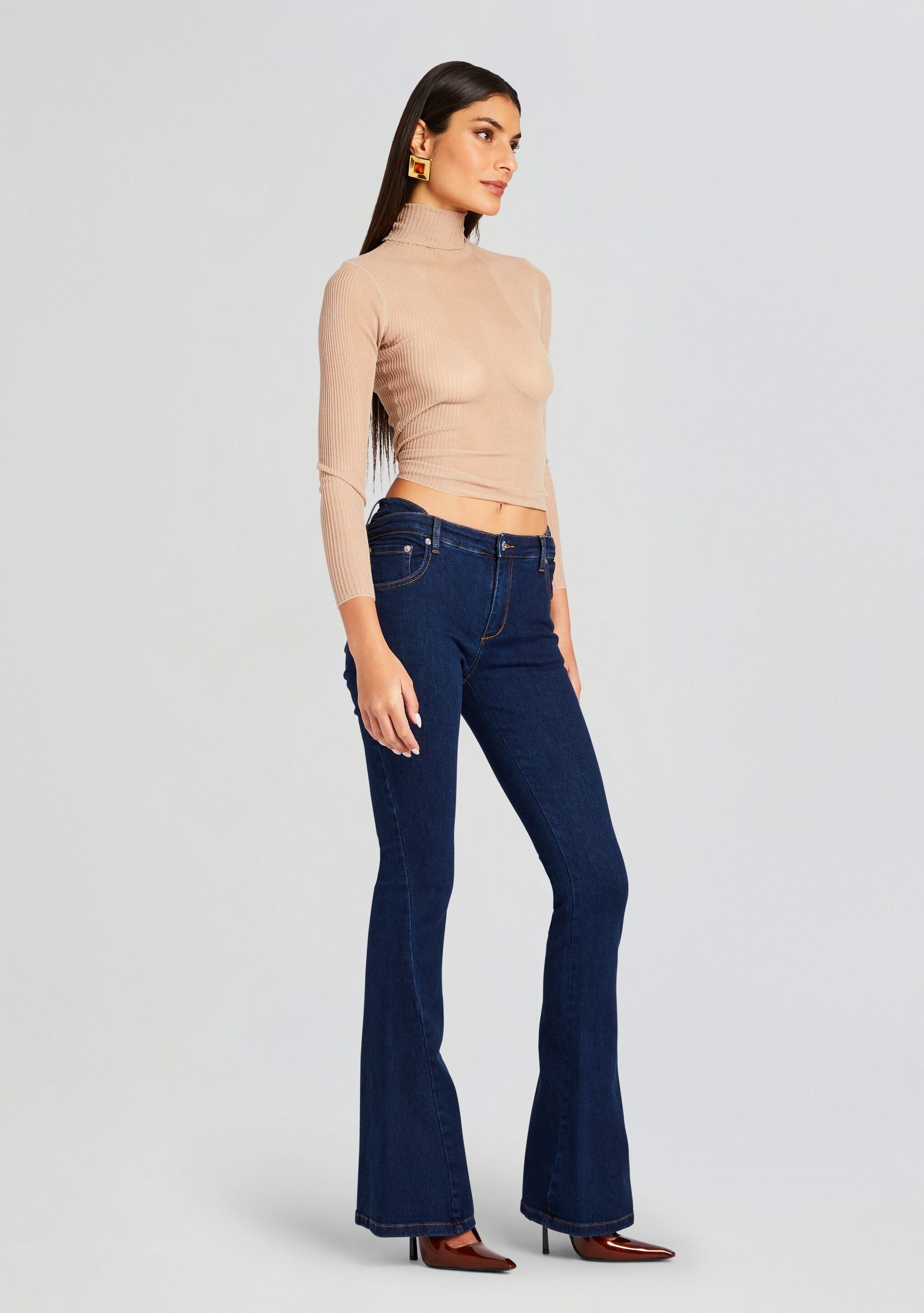 Trisha Flare Pant-Cup Shy