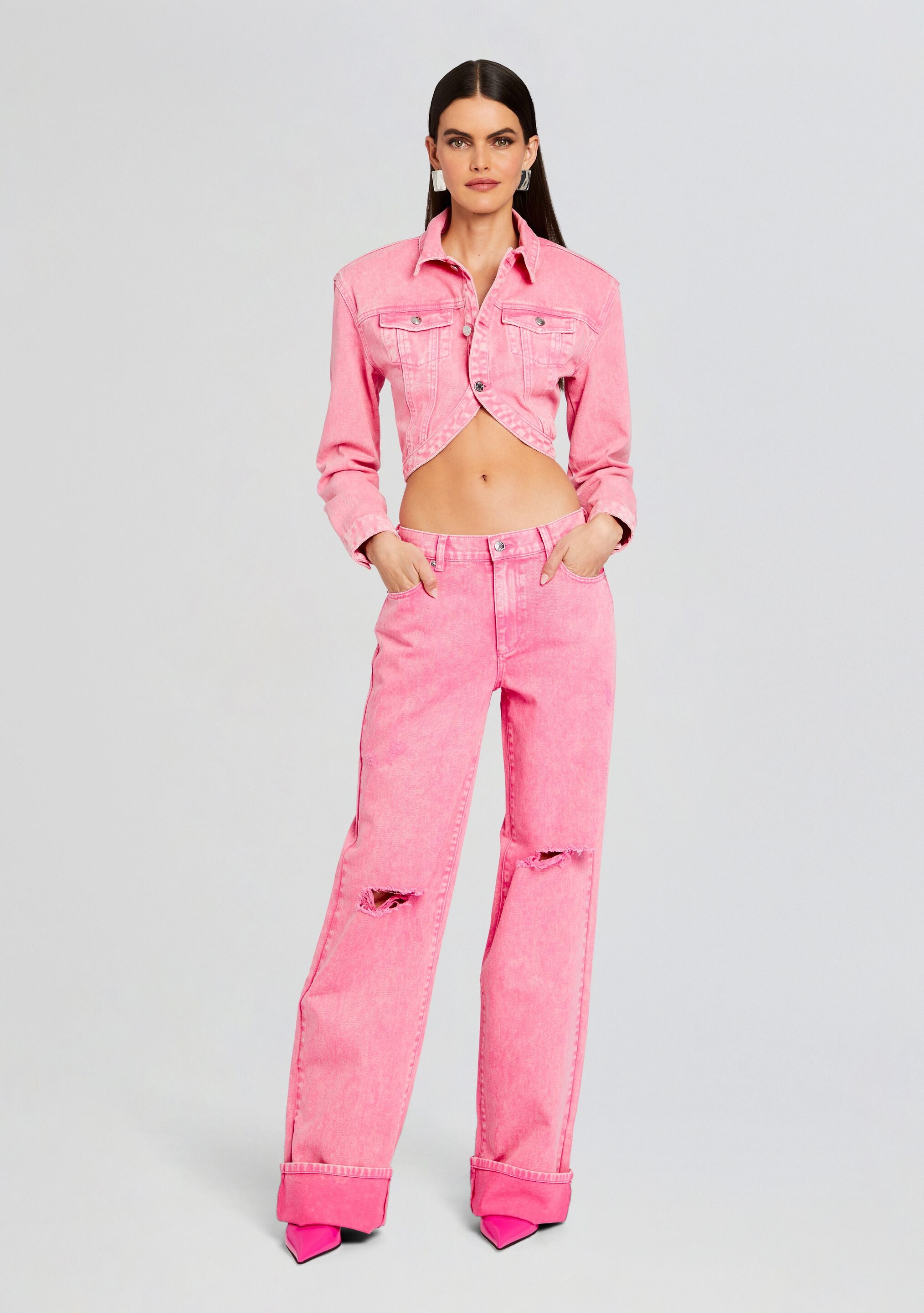 Faith Denim Jacket-Cup Shy
