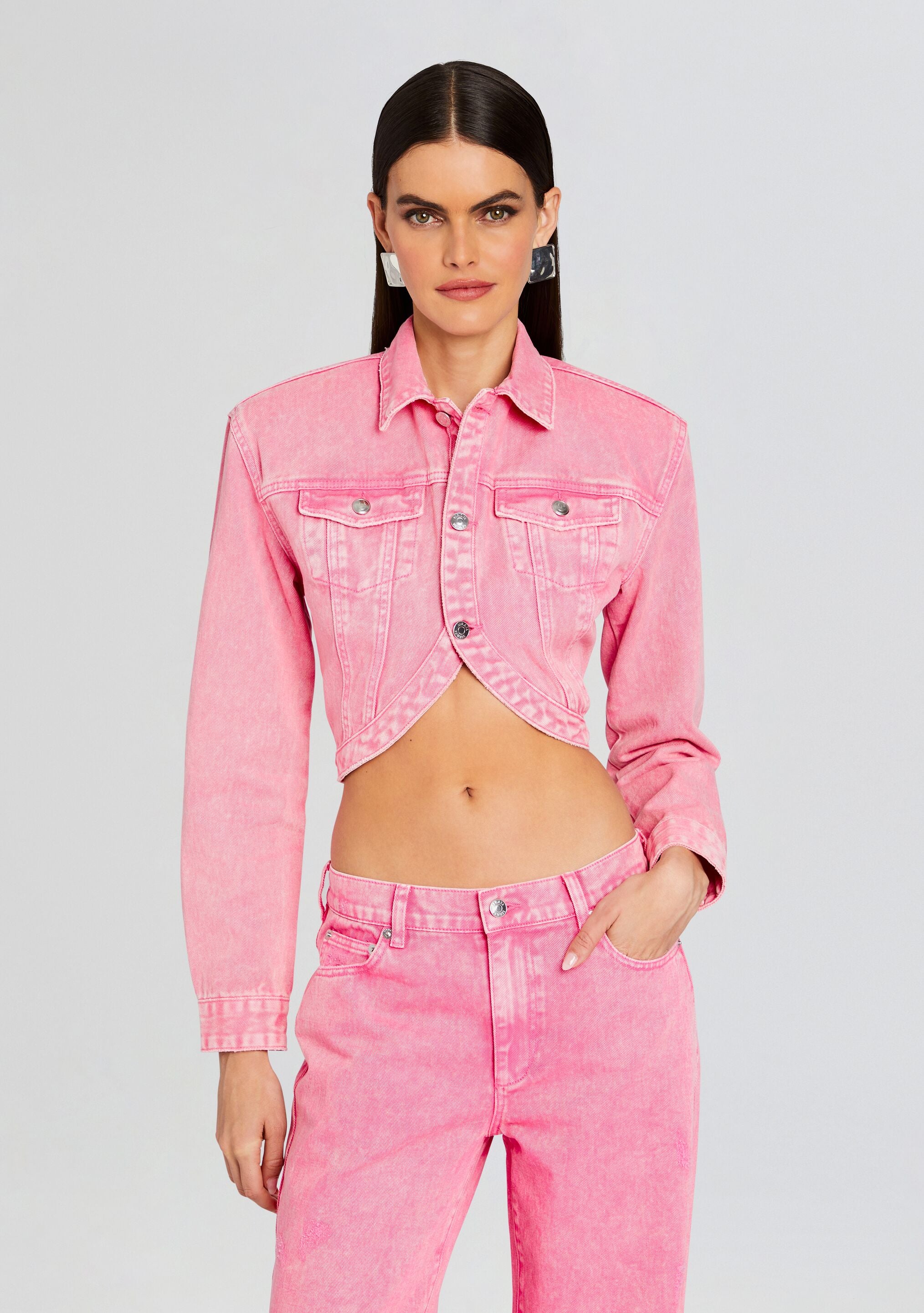 Faith Denim Jacket-Cup Shy