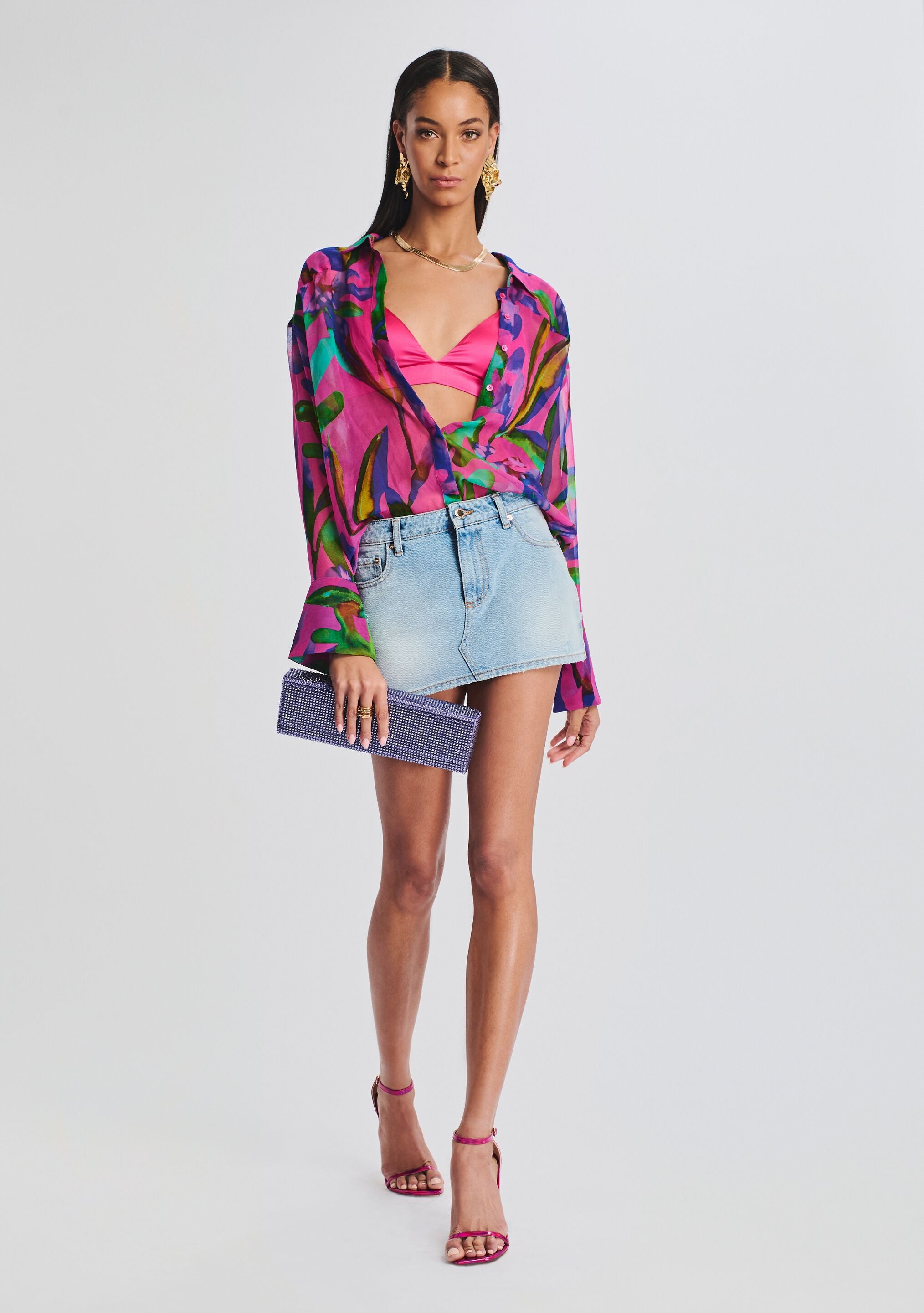 Darlinda Mini Skirt-Cup Shy
