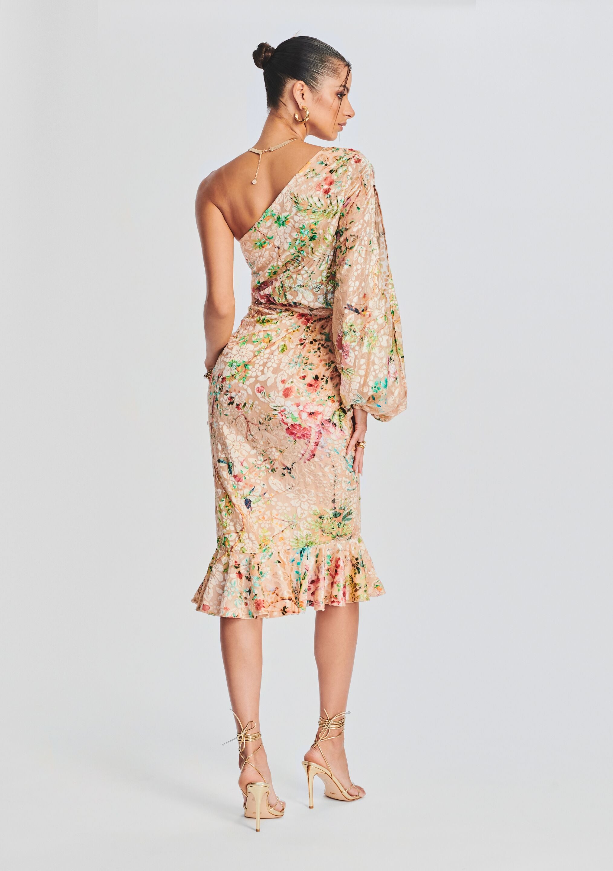 Veena Long Dress-Cup Shy