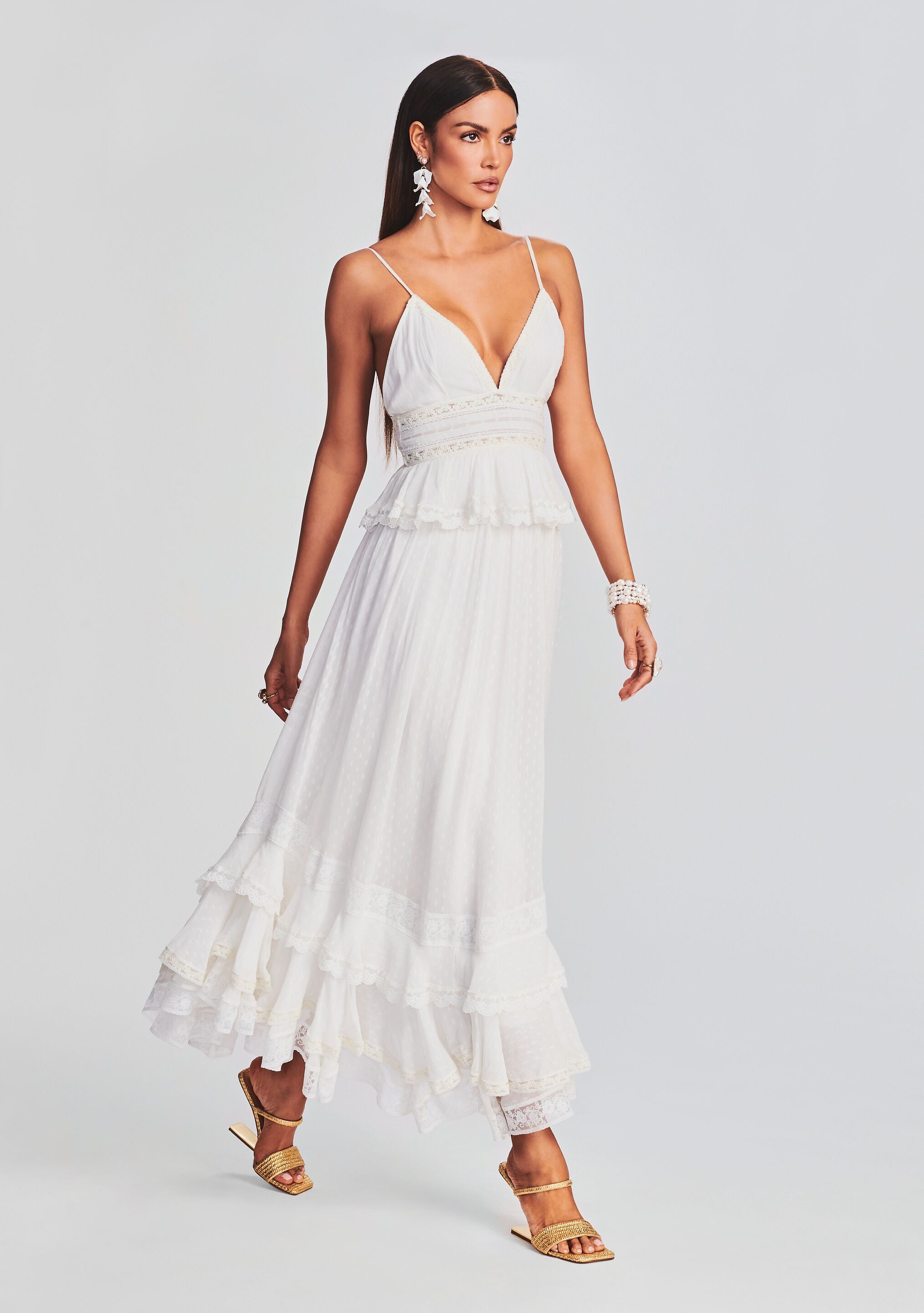 Tyra Long Dress-Cup Shy