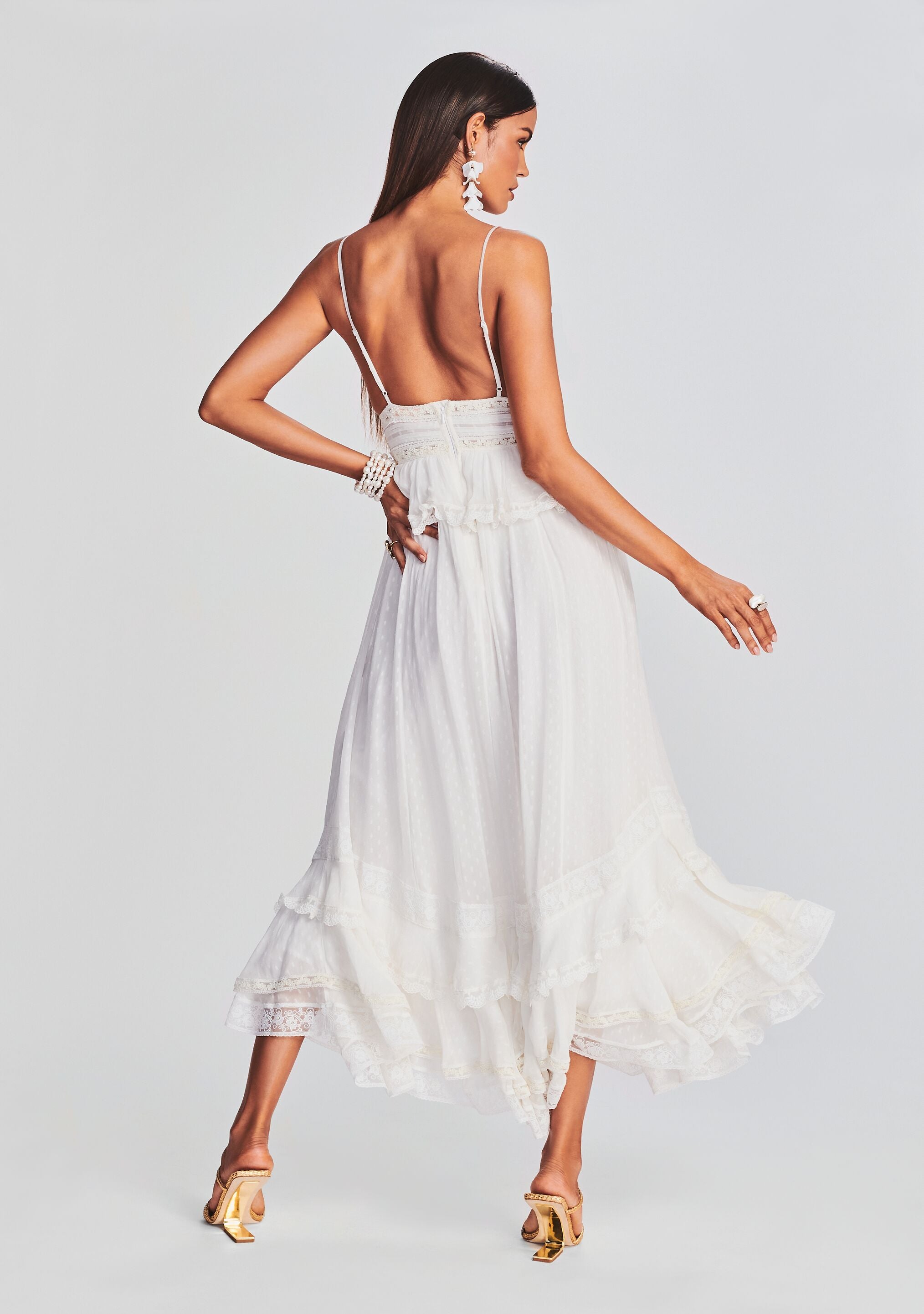 Tyra Long Dress-Cup Shy