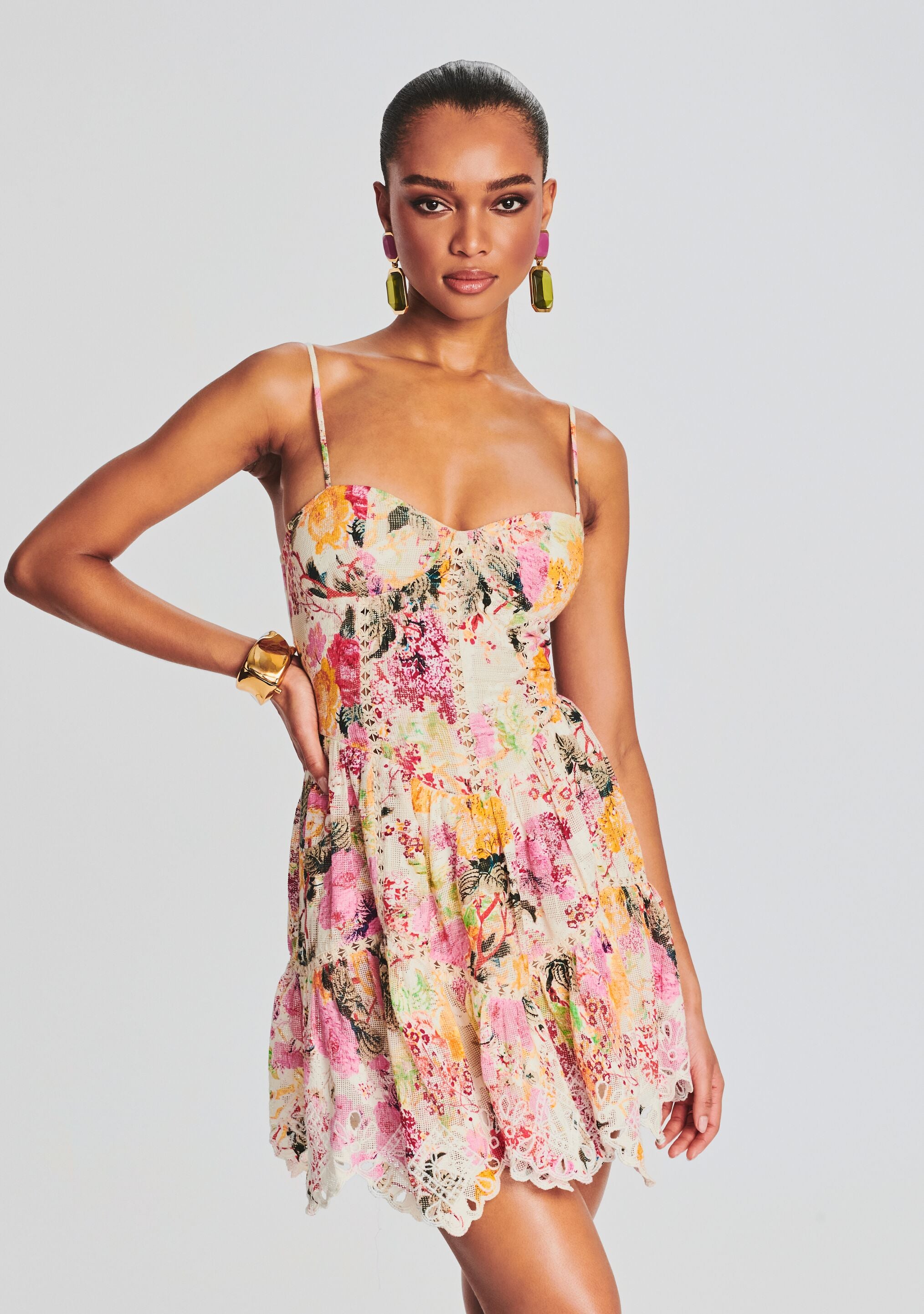 Charu Short Dress-Cup Shy