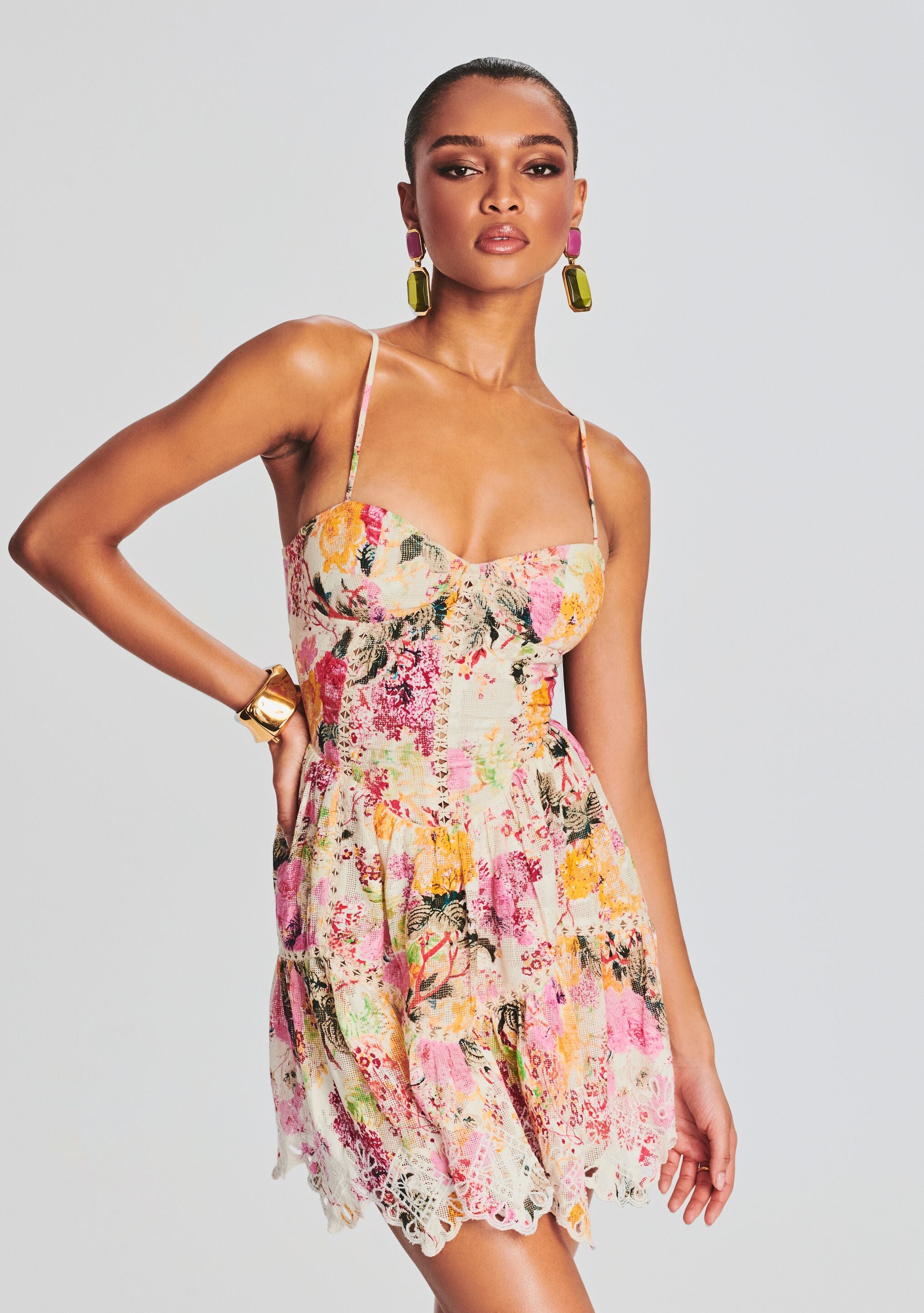 Charu Short Dress-Cup Shy