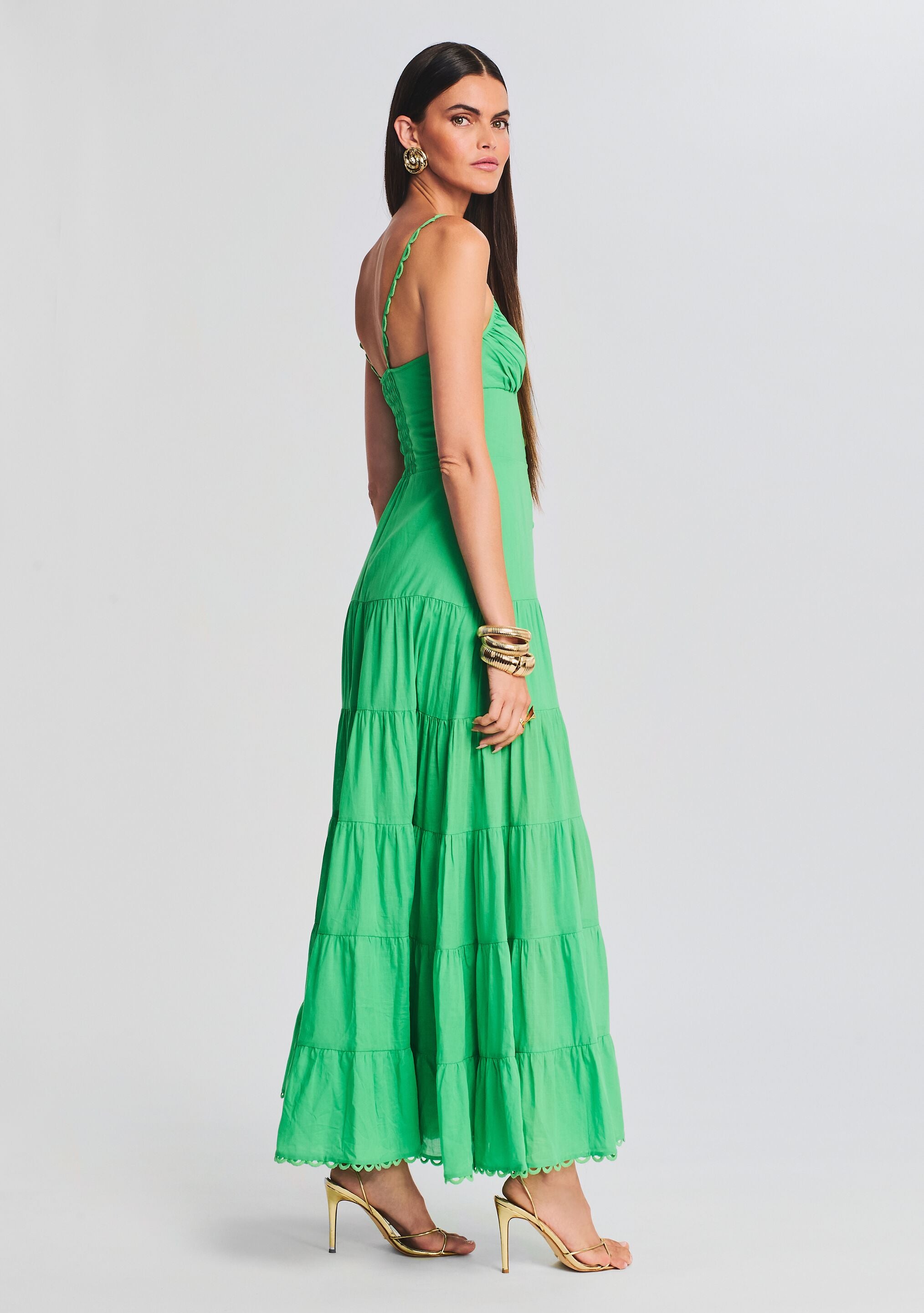 Melia Long Dress-Cup Shy