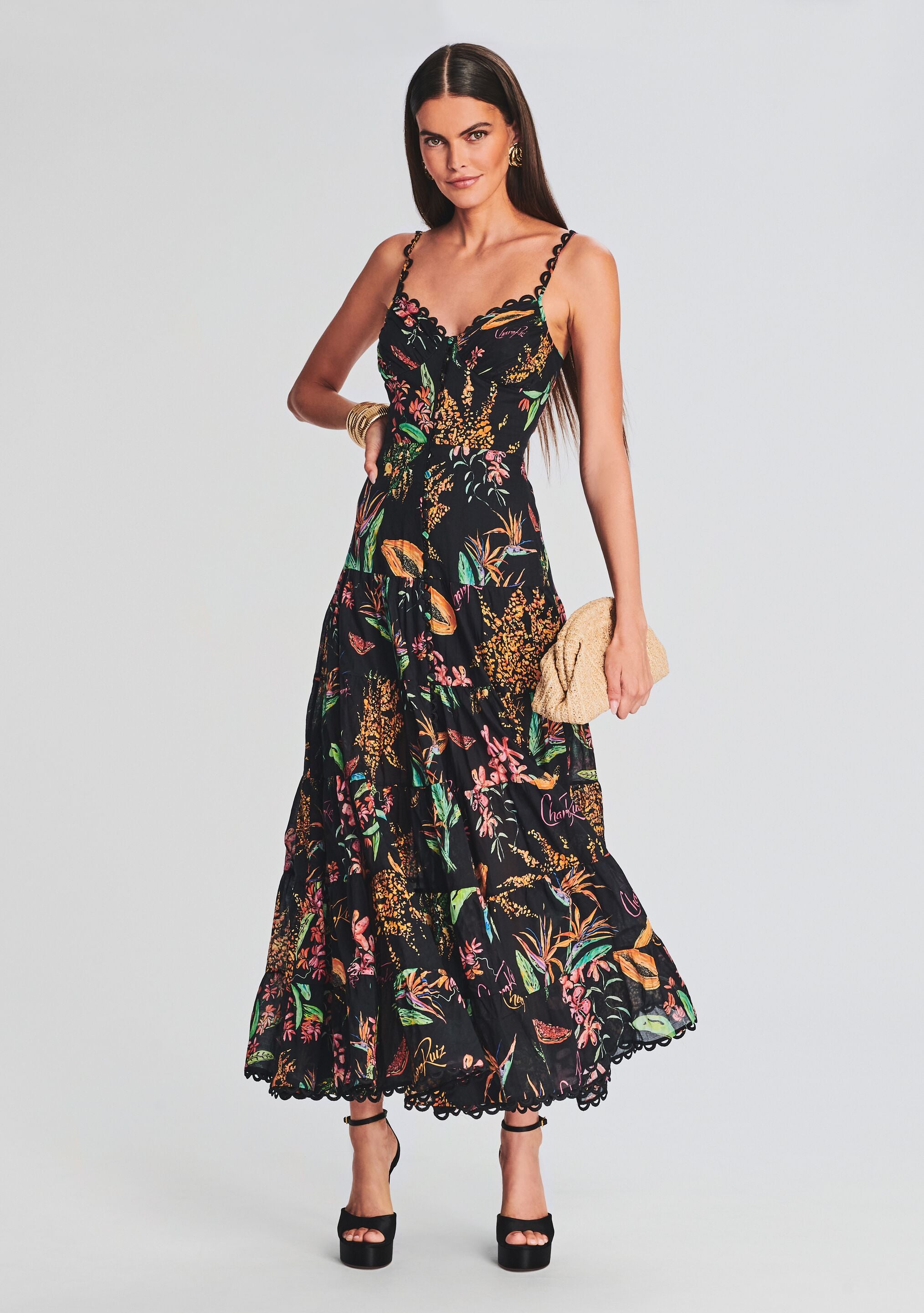 Melia Long Dress-Cup Shy