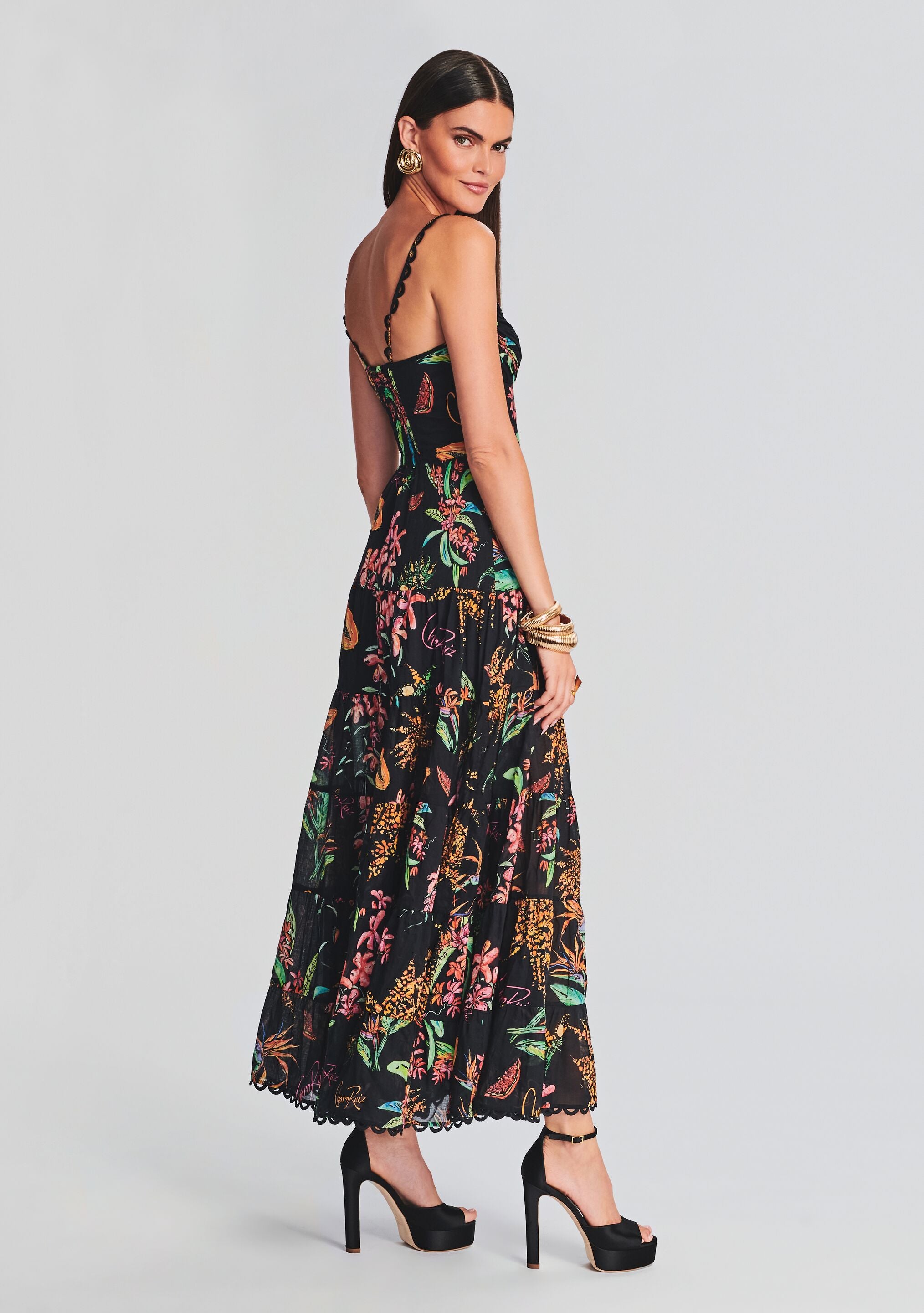 Melia Long Dress-Cup Shy
