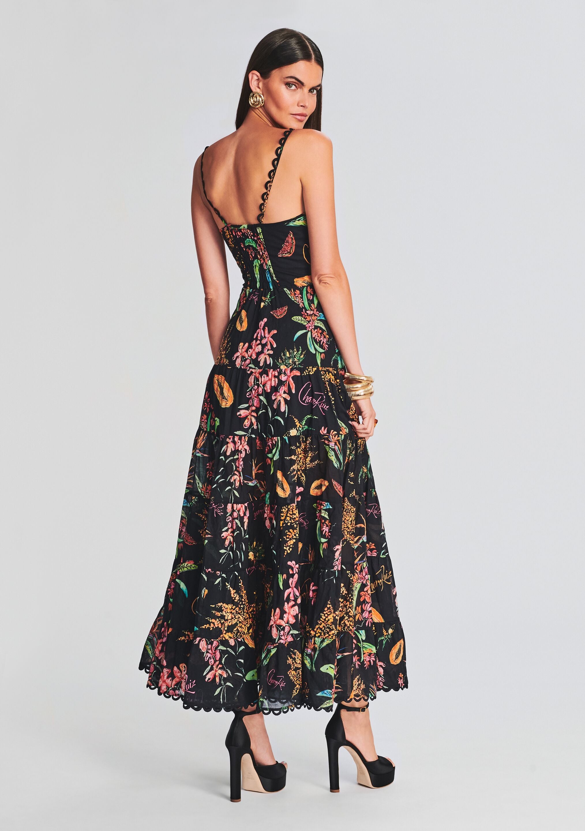 Melia Long Dress-Cup Shy