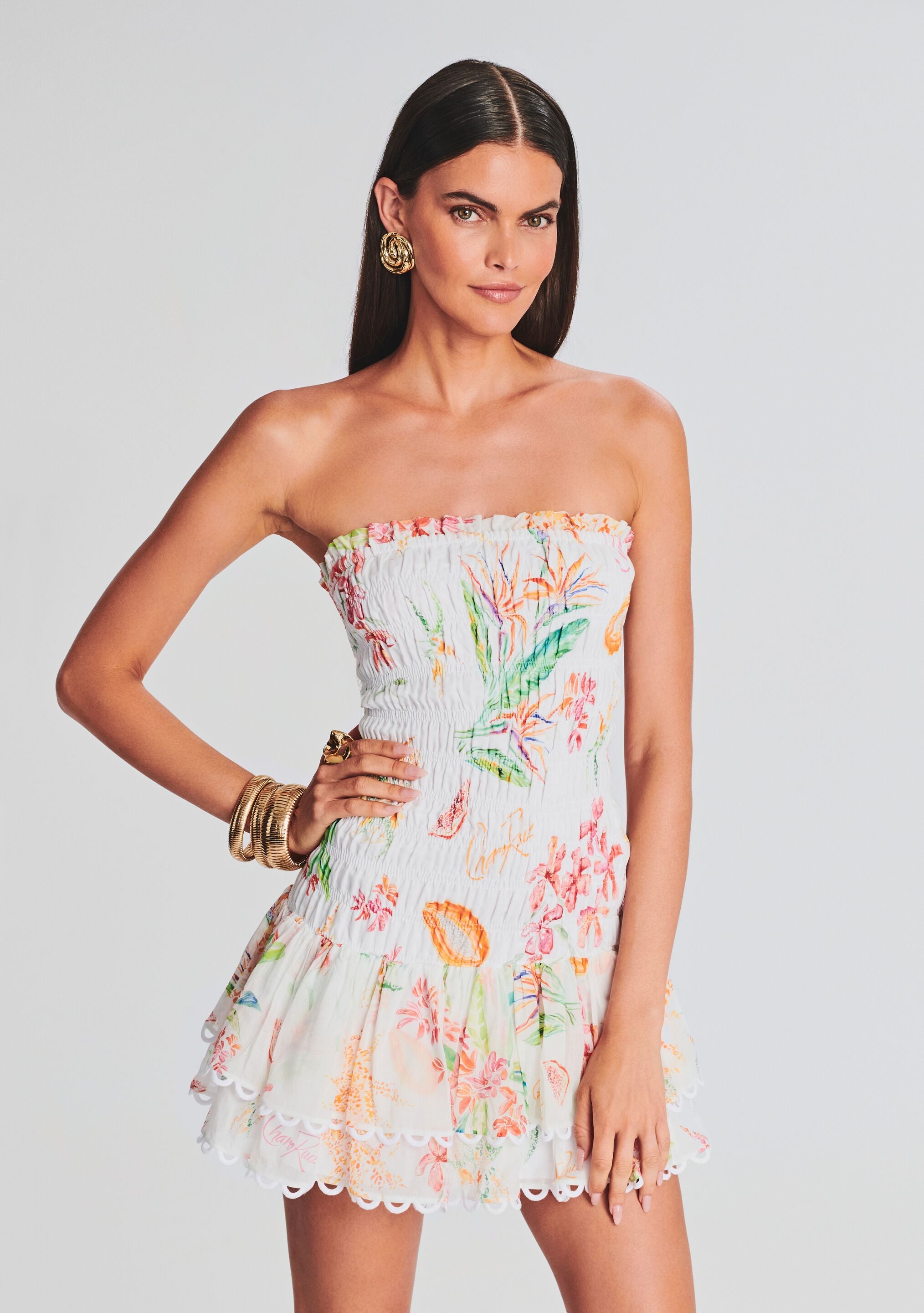 Cusia Short Dress-Cup Shy