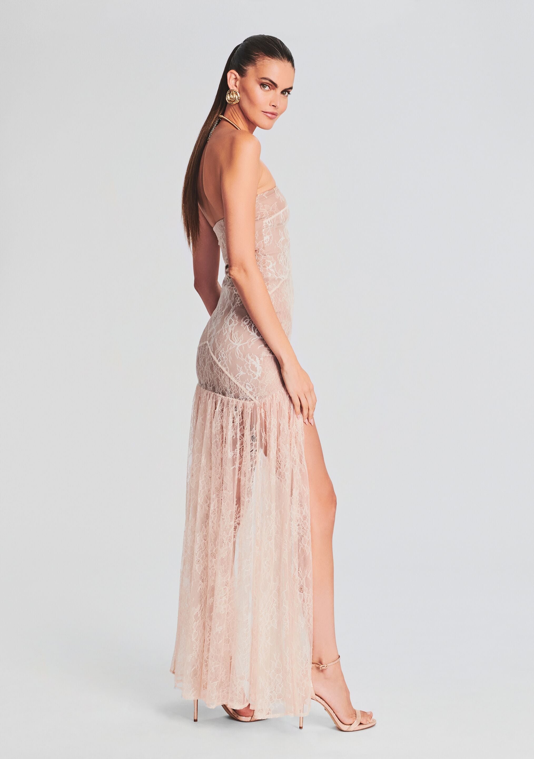 Nicole Lace Dress-Cup Shy