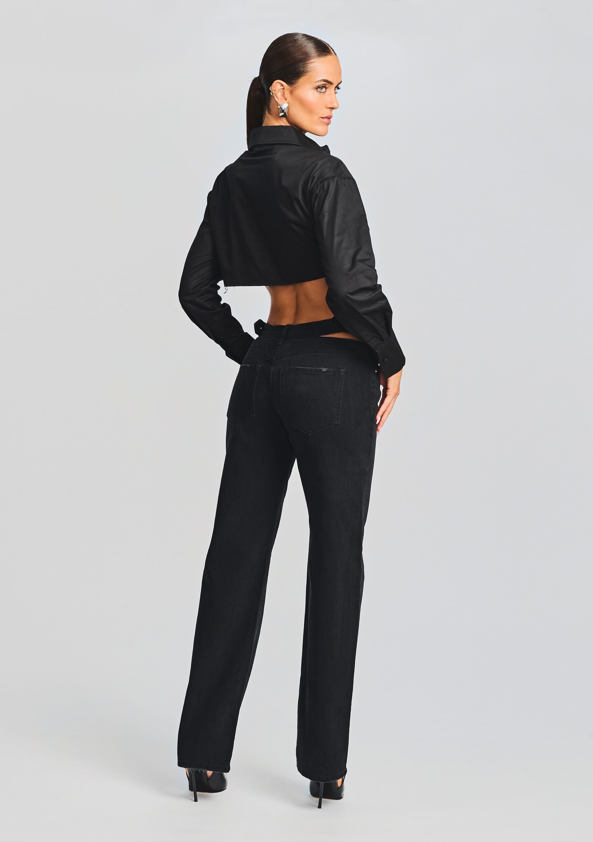 Christy Straight Leg Jean-Cup Shy