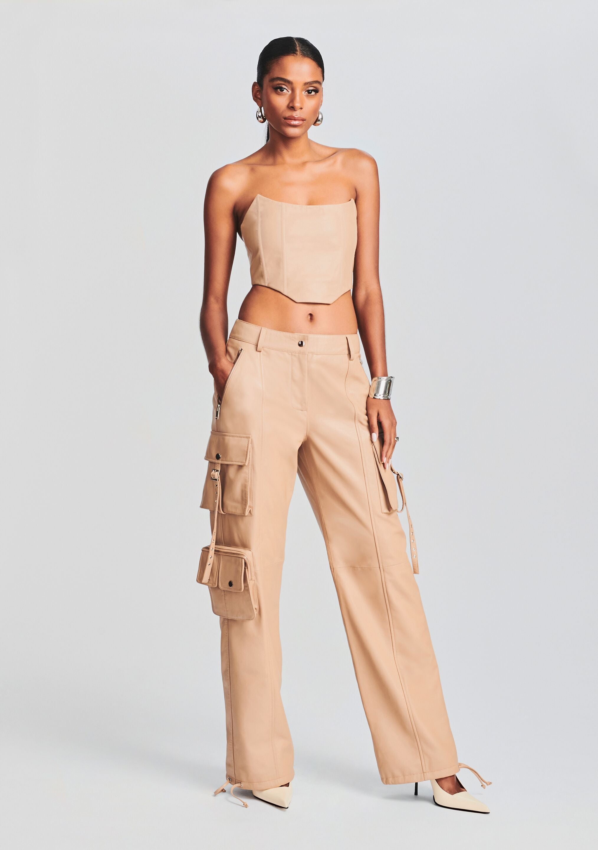 Eloise Leather Top-Cup Shy