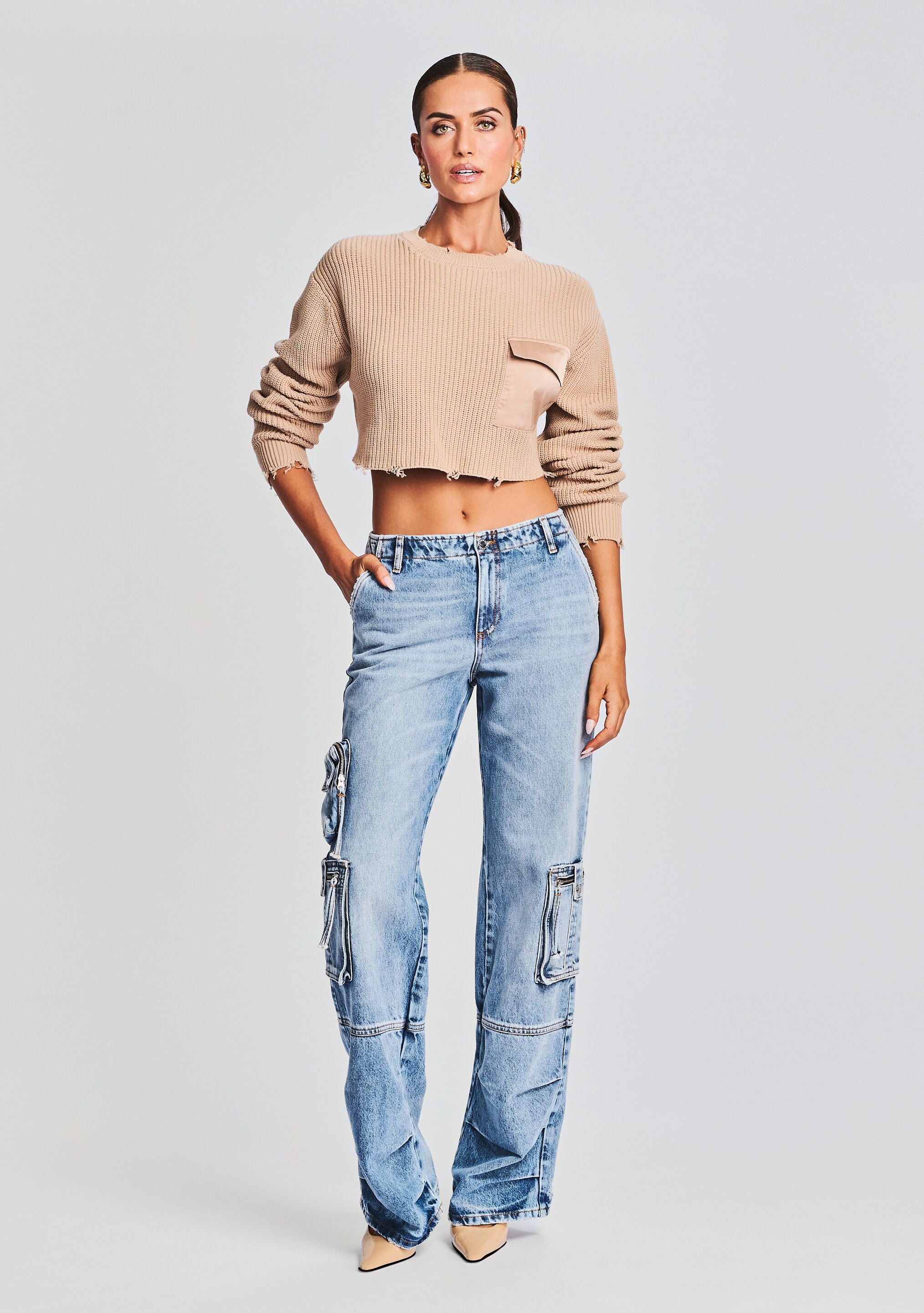 Callum Denim Pant-Cup Shy
