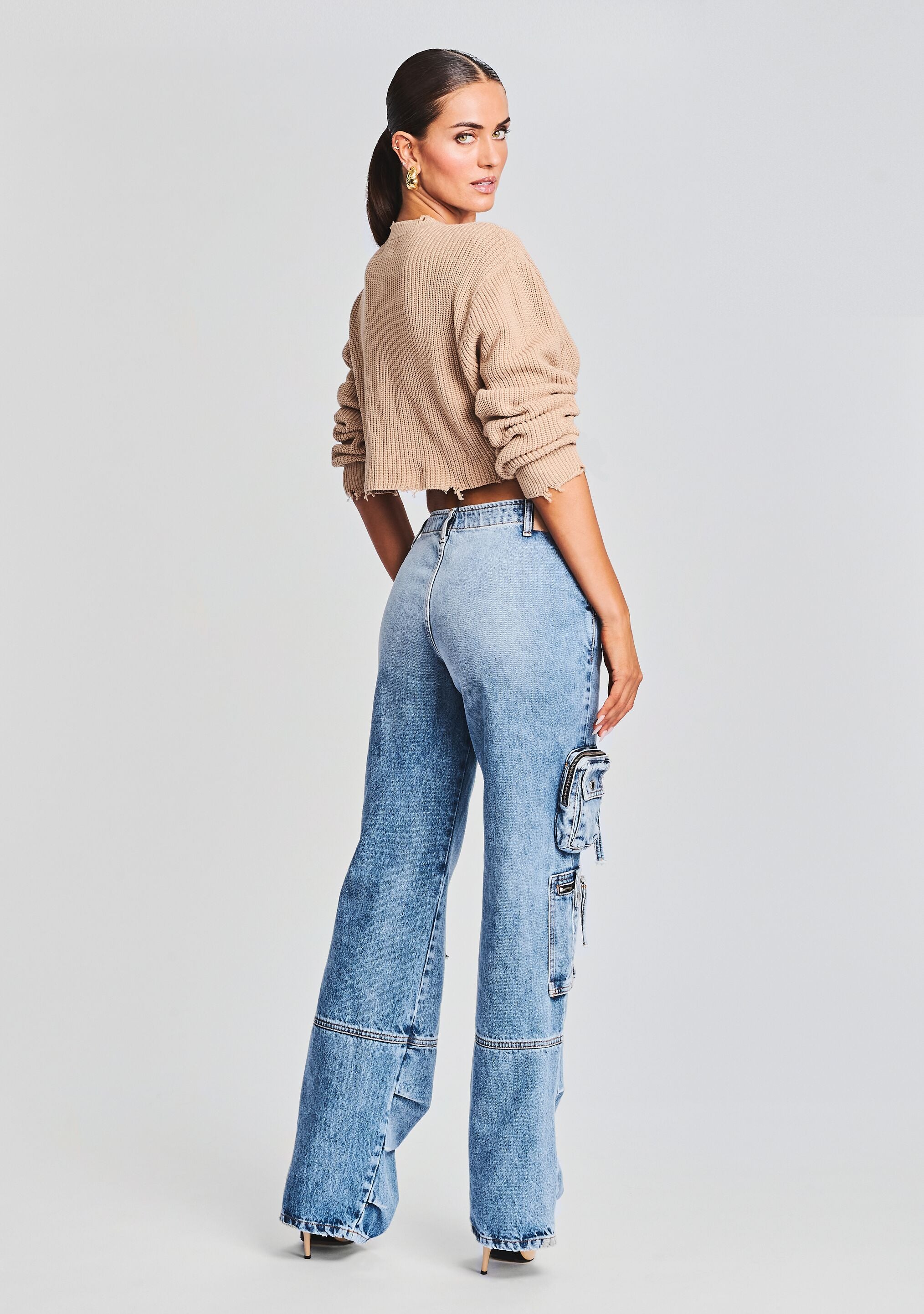 Callum Denim Pant-Cup Shy