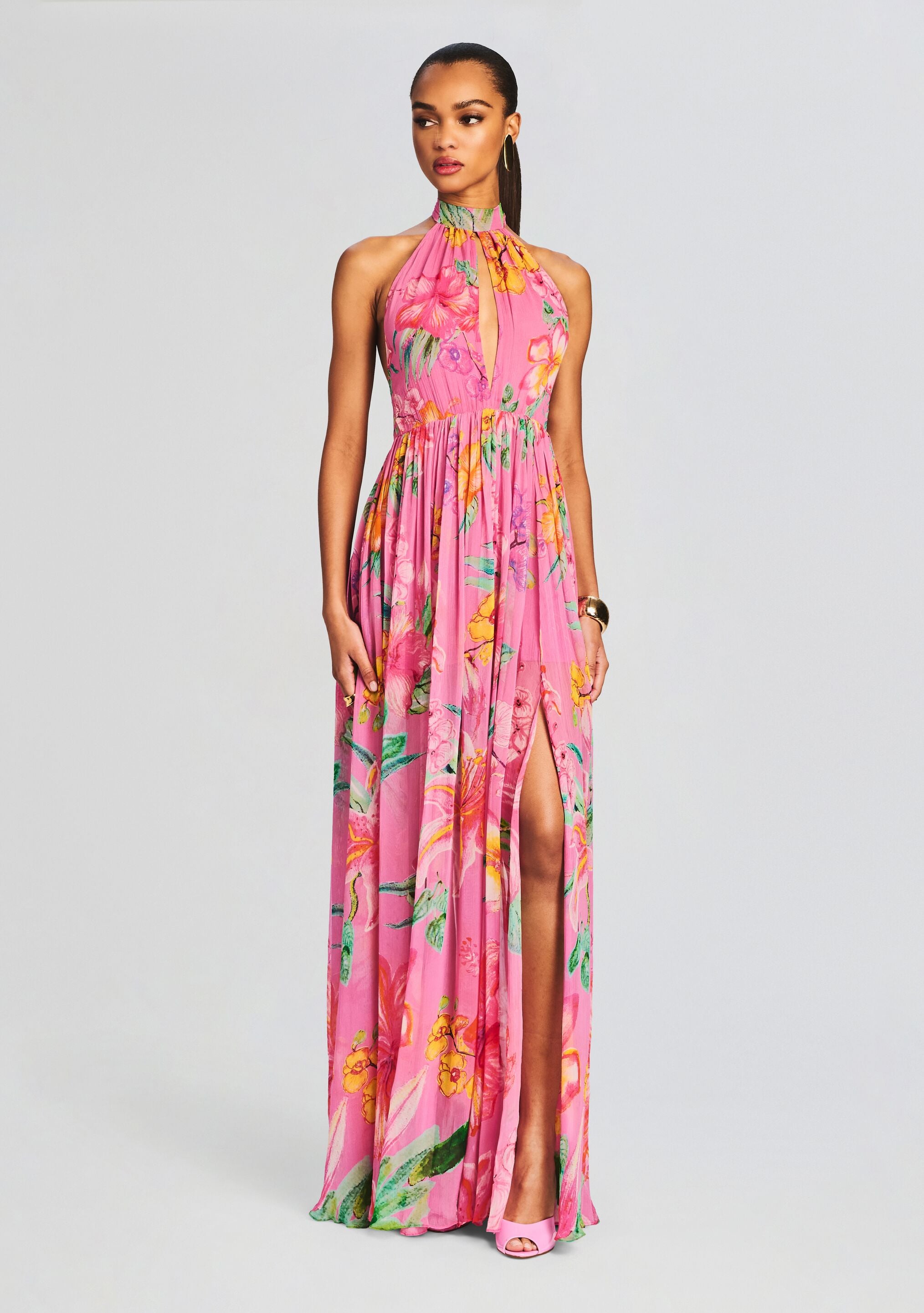 Megan Long Dress-Cup Shy