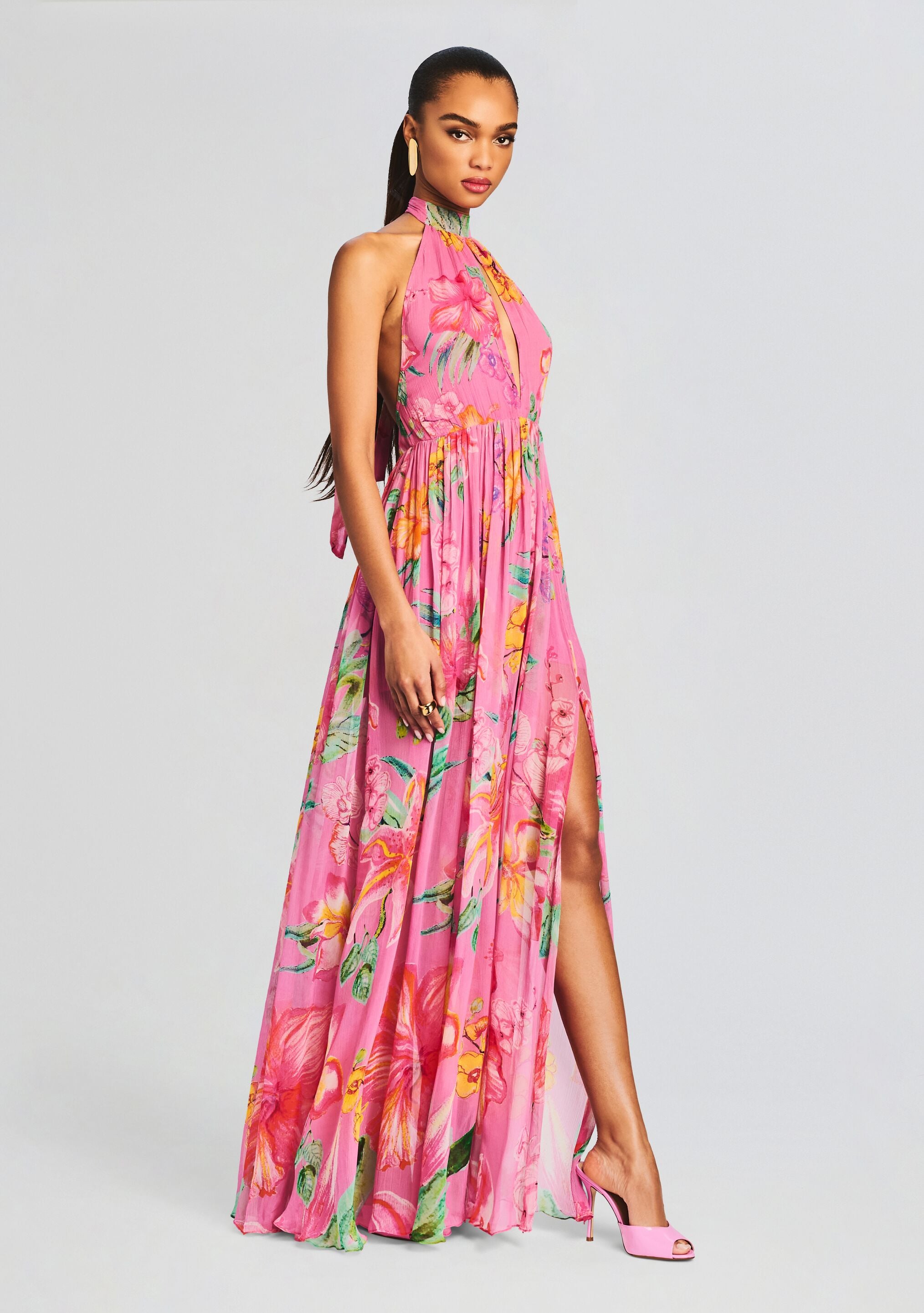 Megan Long Dress-Cup Shy