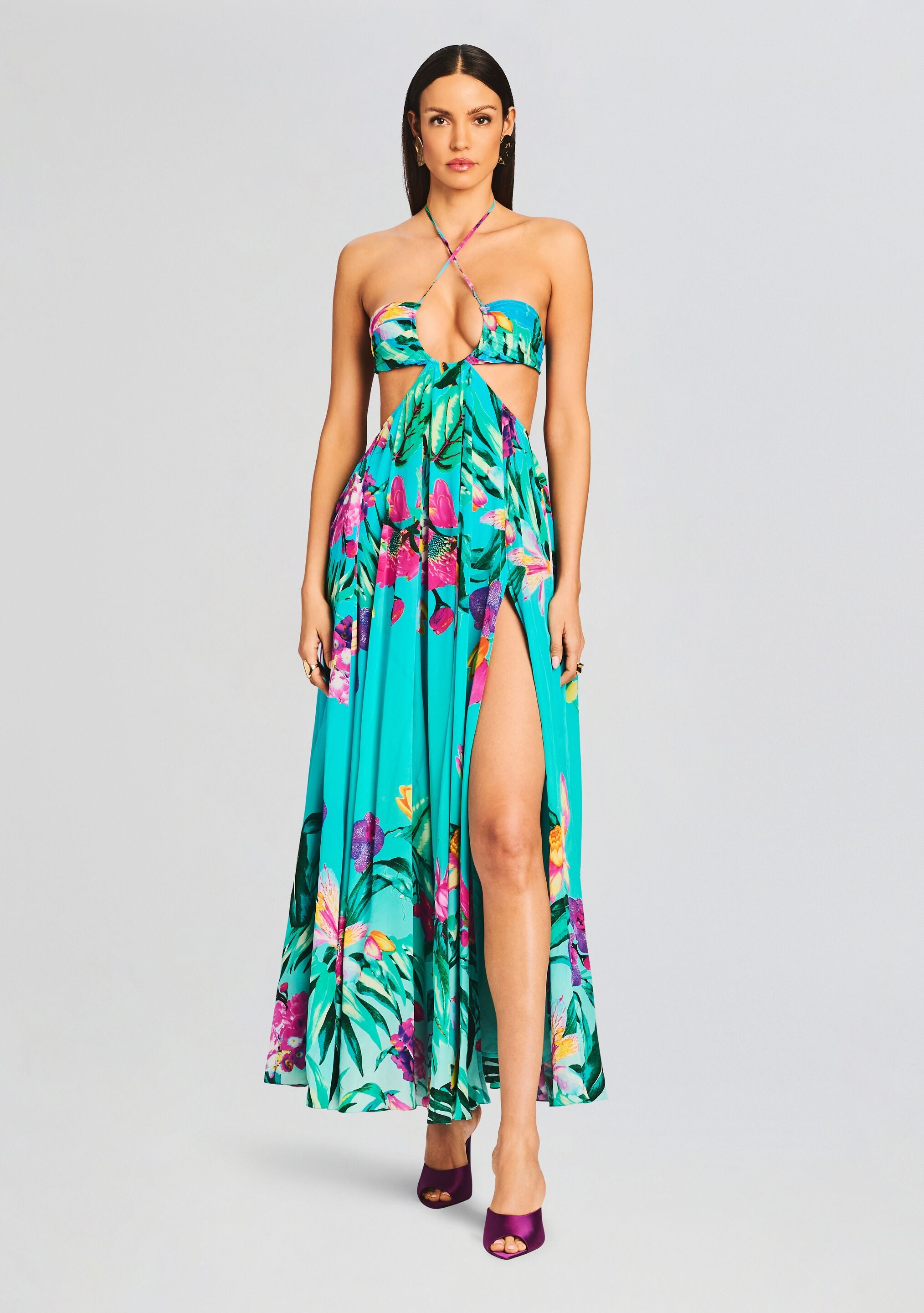 Ocean Maxi Dress-Cup Shy