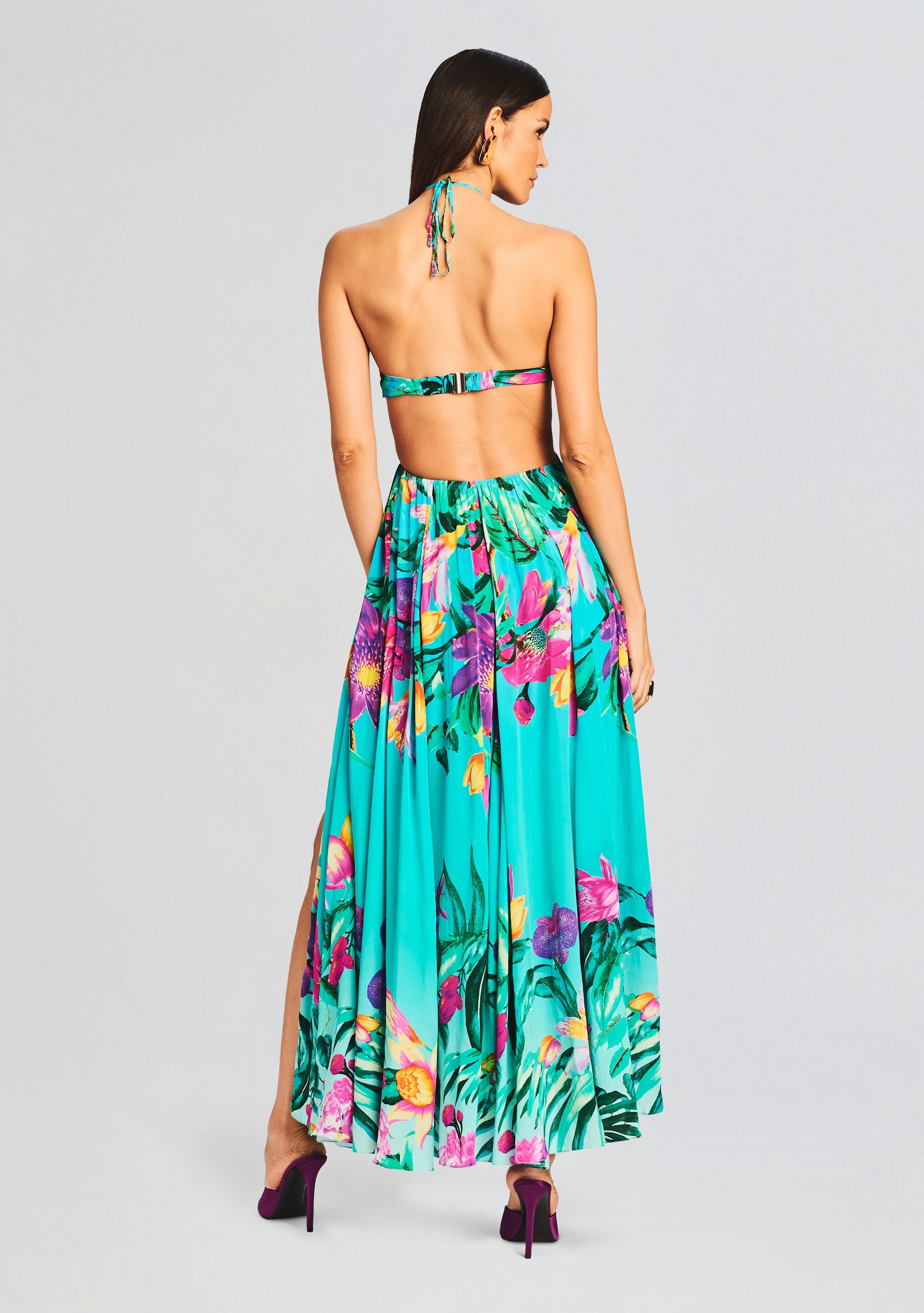 Ocean Maxi Dress-Cup Shy